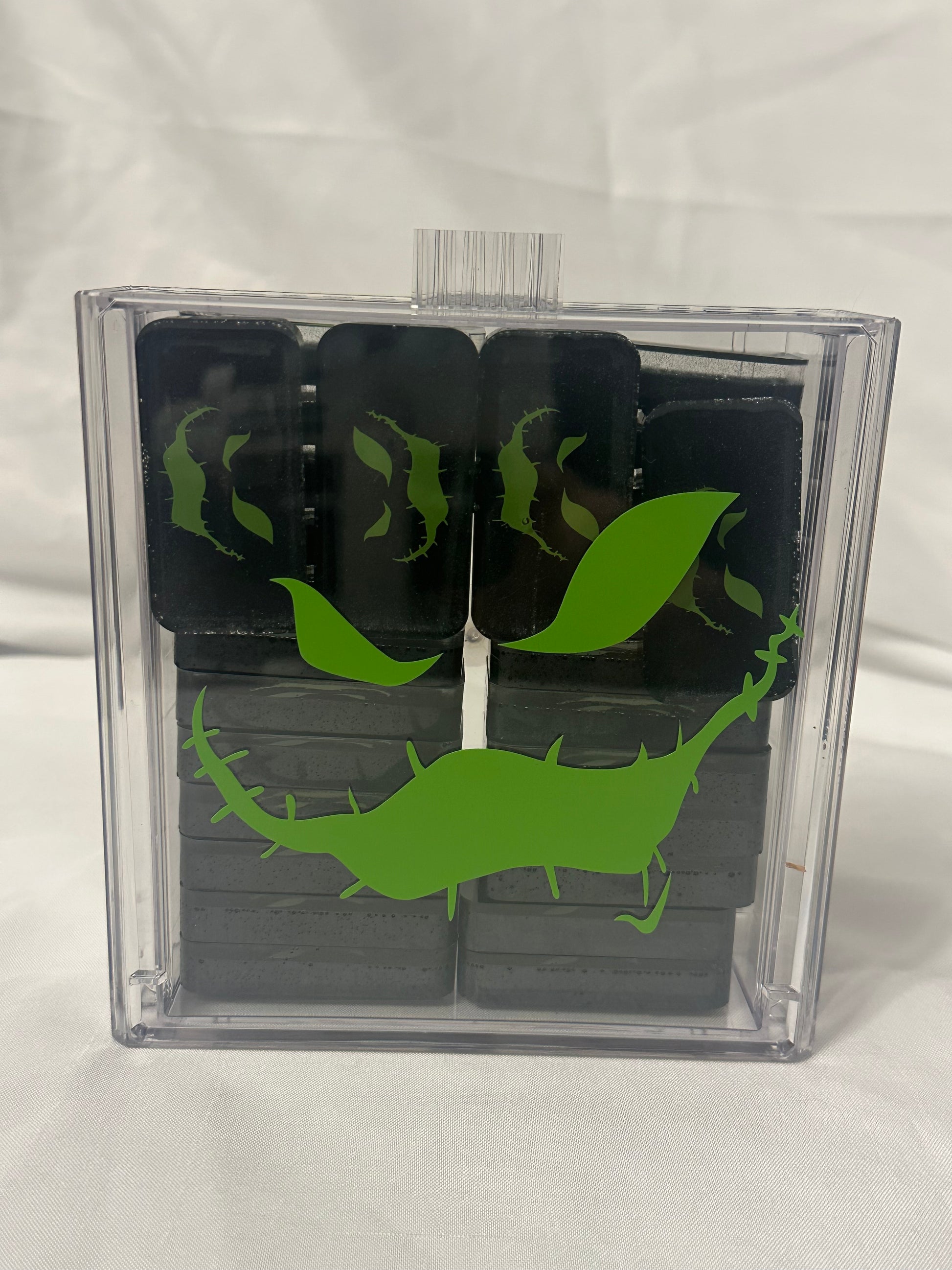 Boogie Man Inspired Resin Domino Set Hard Case