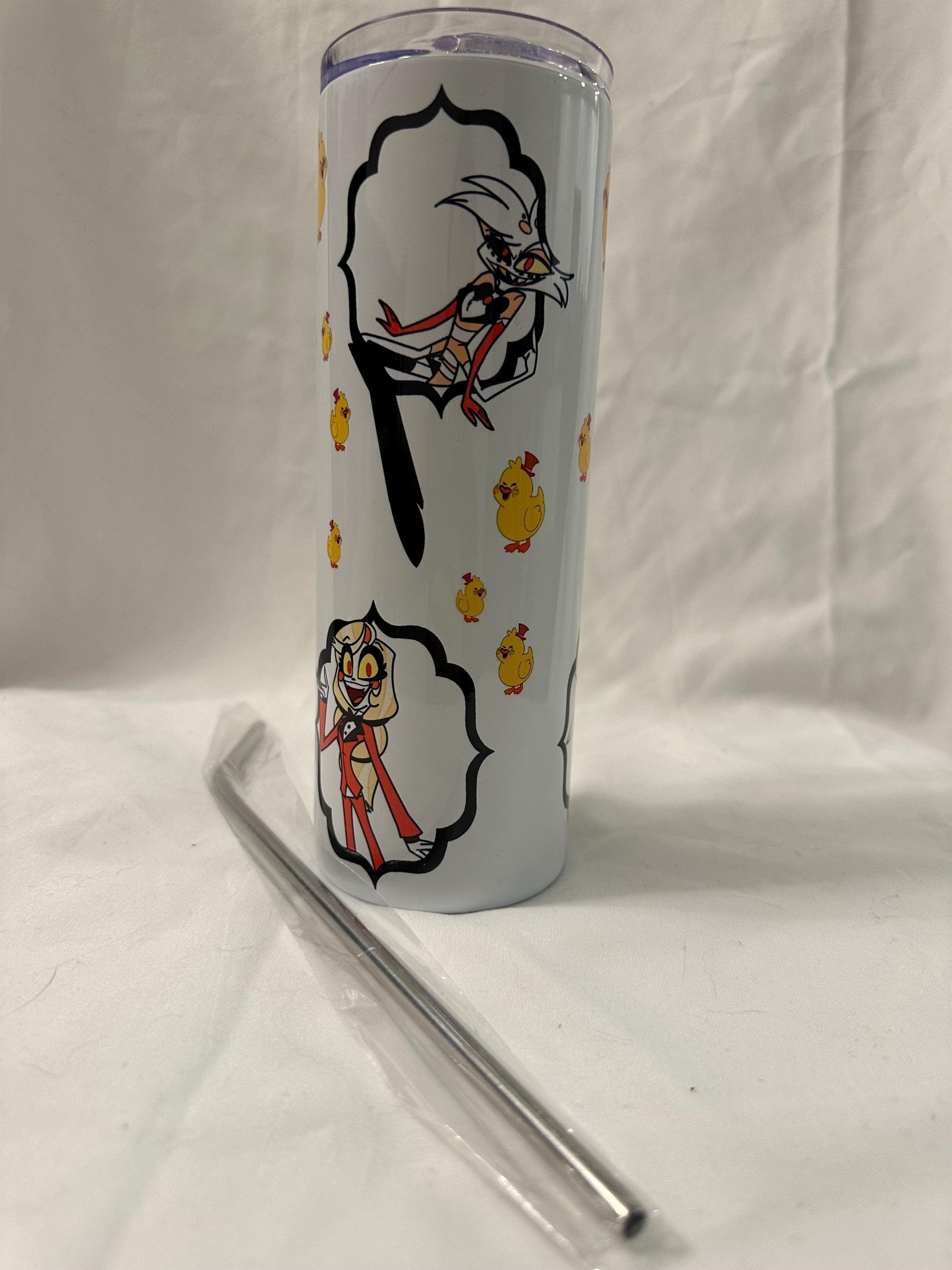 Hotel from Hell 20oz Metal Tumbler – Inspired by Hazbin Hotel