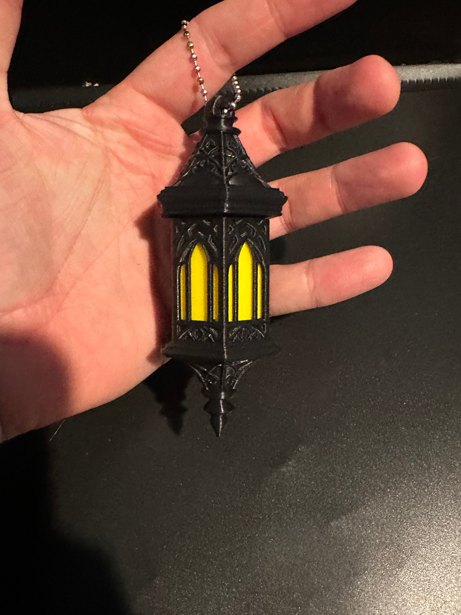3D Printed Gothic Latern Fidget, Sensory Clicker, Desk Fidget