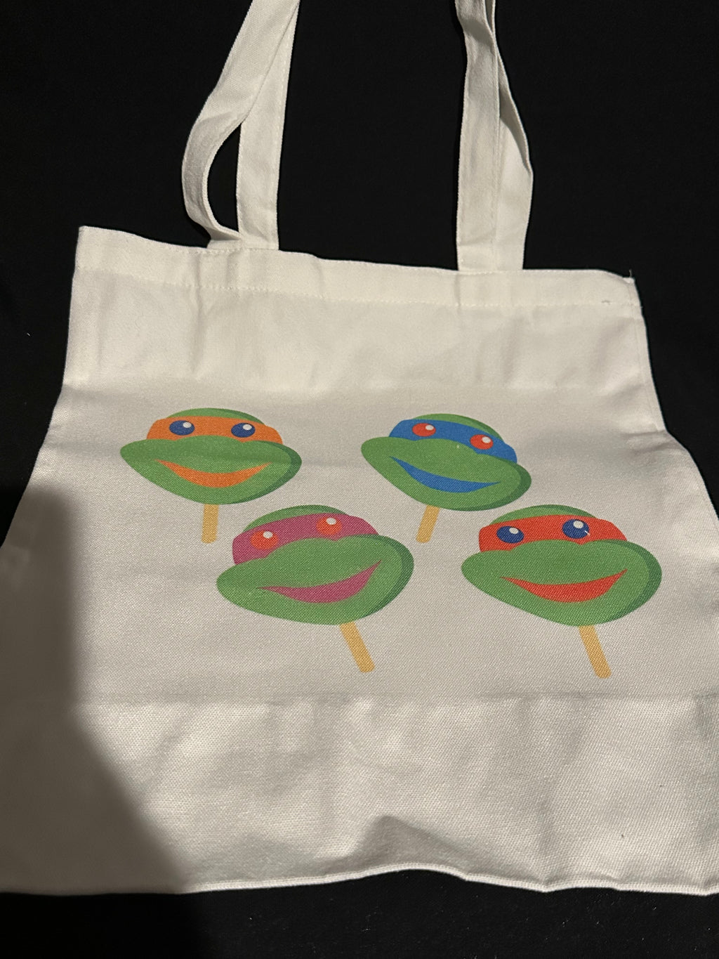 Retro Turtle Popsicle Tote Bag – 90s Cartoon Fan Art
