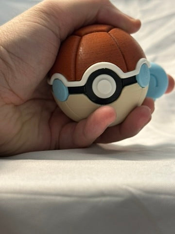 Squirtle Inspired Display Poke ball