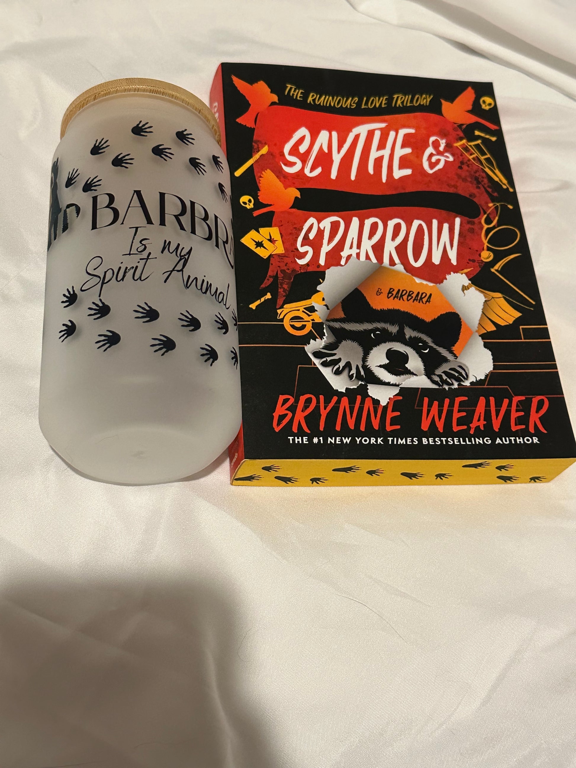 Barbara Is My Spirit Animal Frosted Glass Tumbler – Scythe & Sparrow Inspired