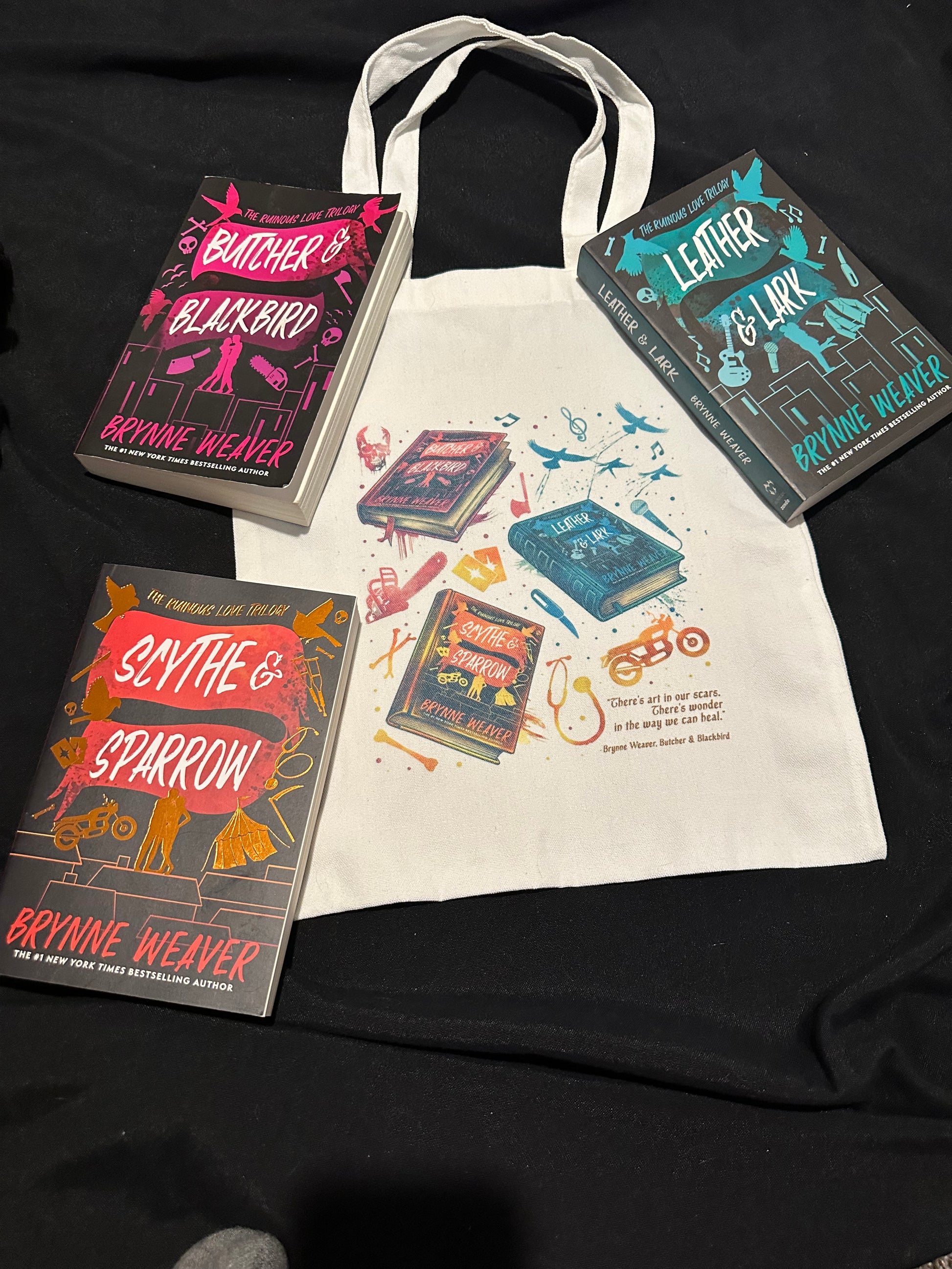 Ruinous Love Trilogy Tote Bag