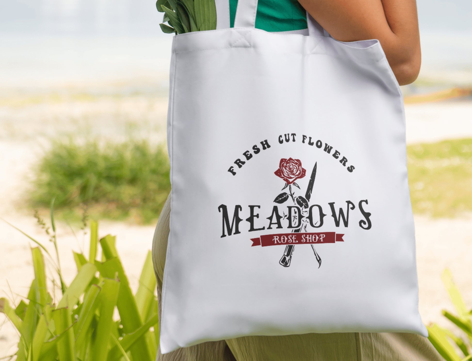 Zade Meadows Rose Shop - Inspired by Haunting Adeline Tote Bag