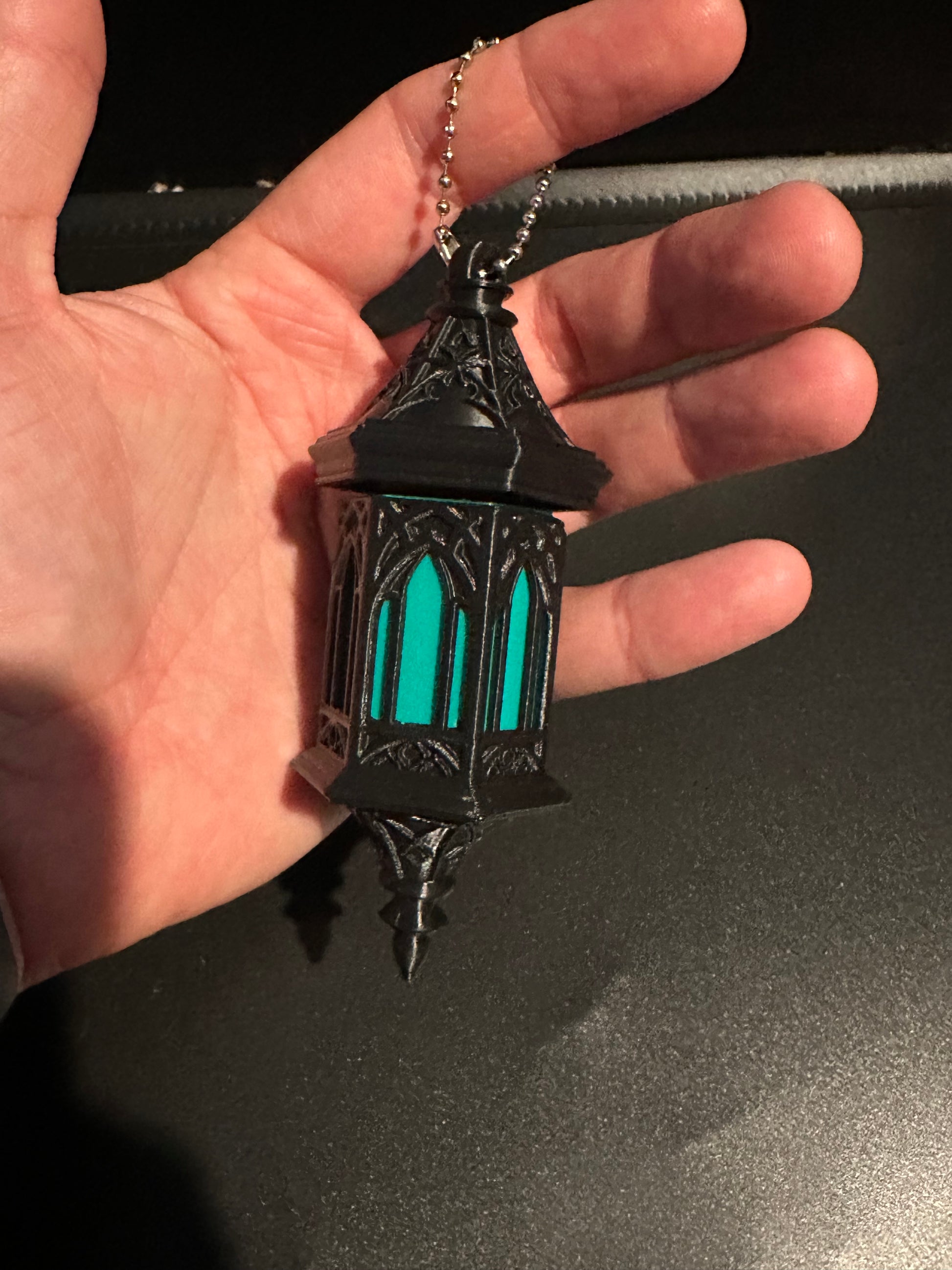 3D Printed Gothic Latern Fidget, Sensory Clicker, Desk Fidget
