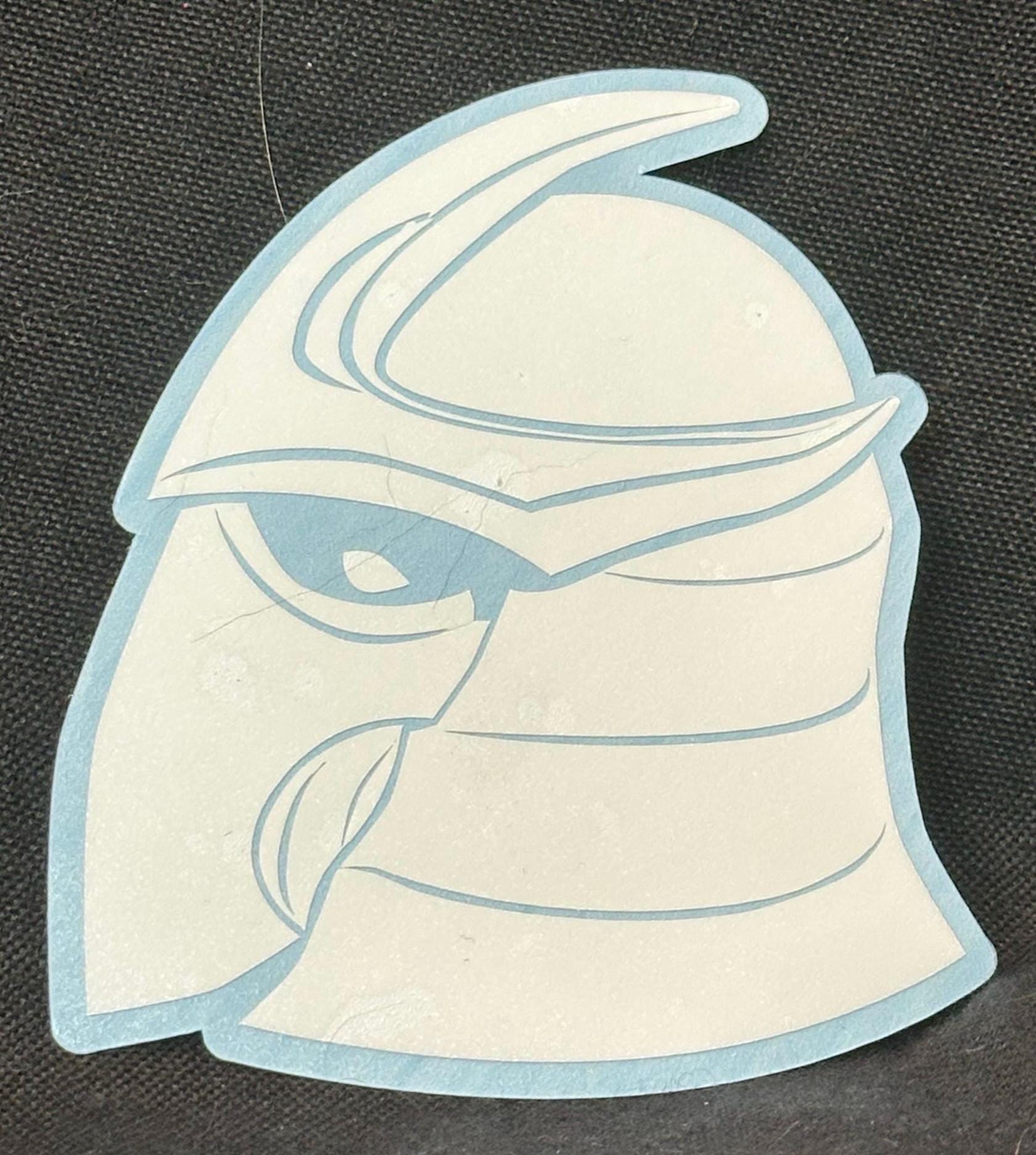 Shredder Helmet Vinyl Decal