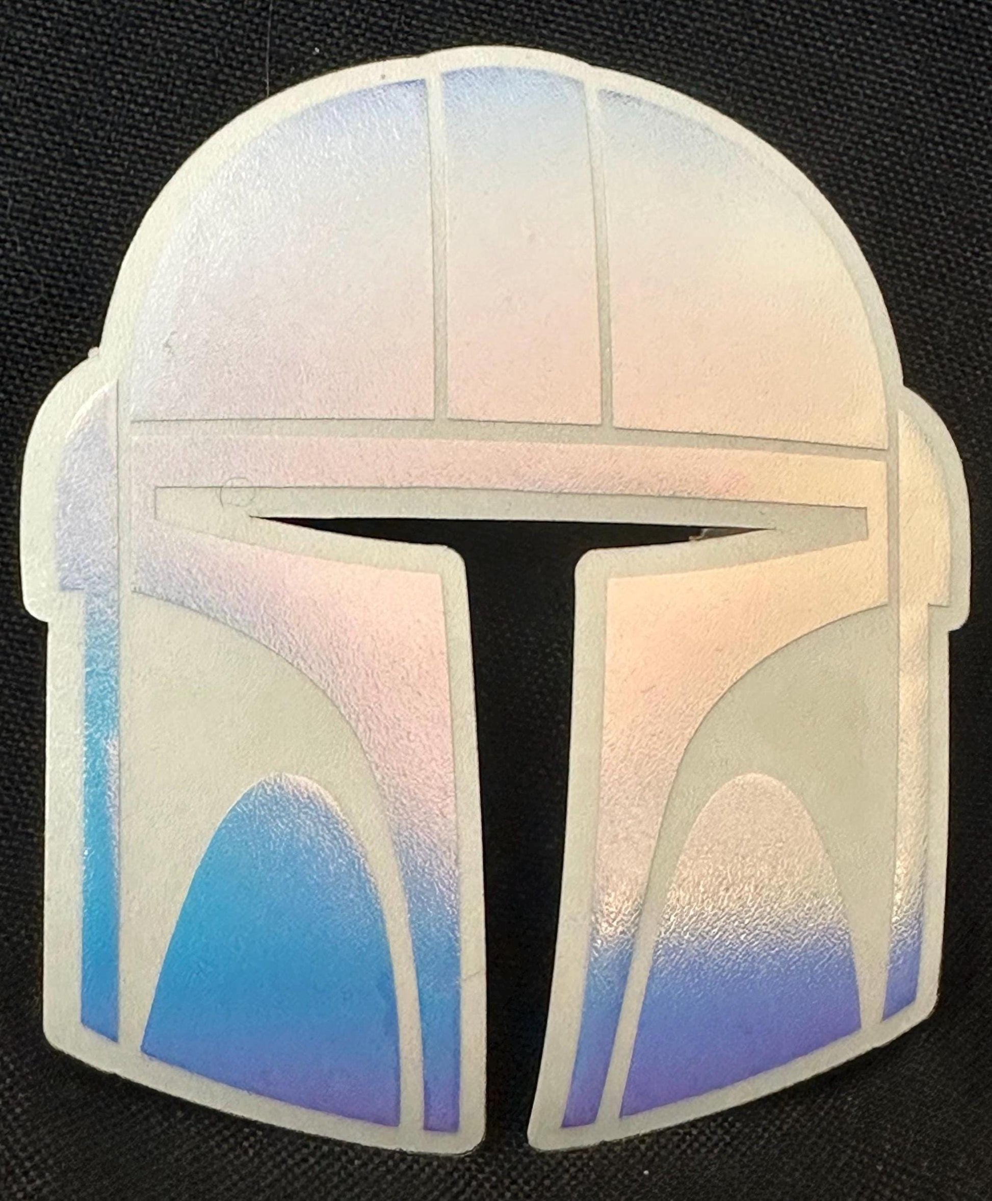 Mando Helmet Silhouette Vinyl