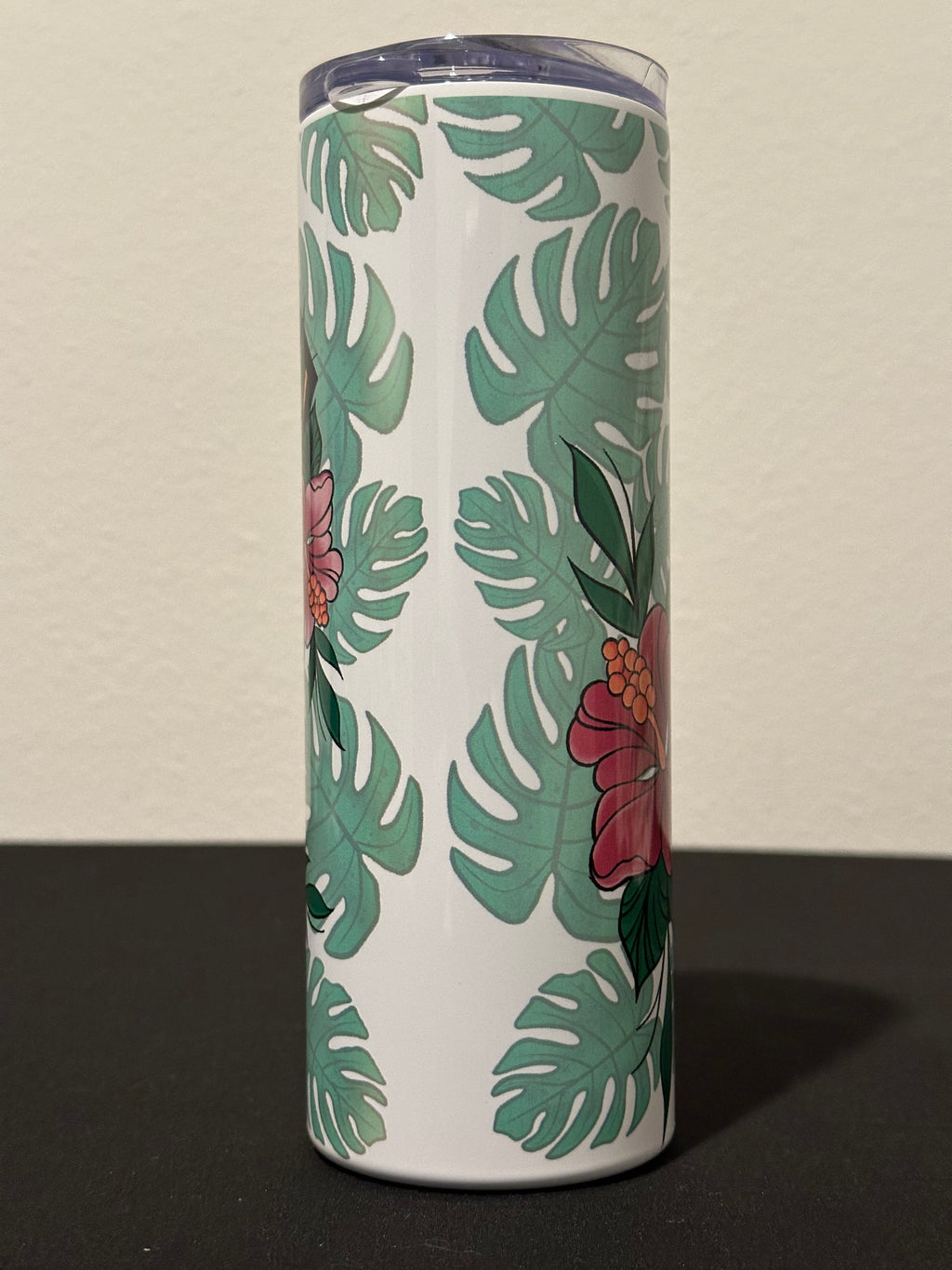Prehistoric Flash 20oz Tumbler – American Traditional Dinosaur Tattoo Cup