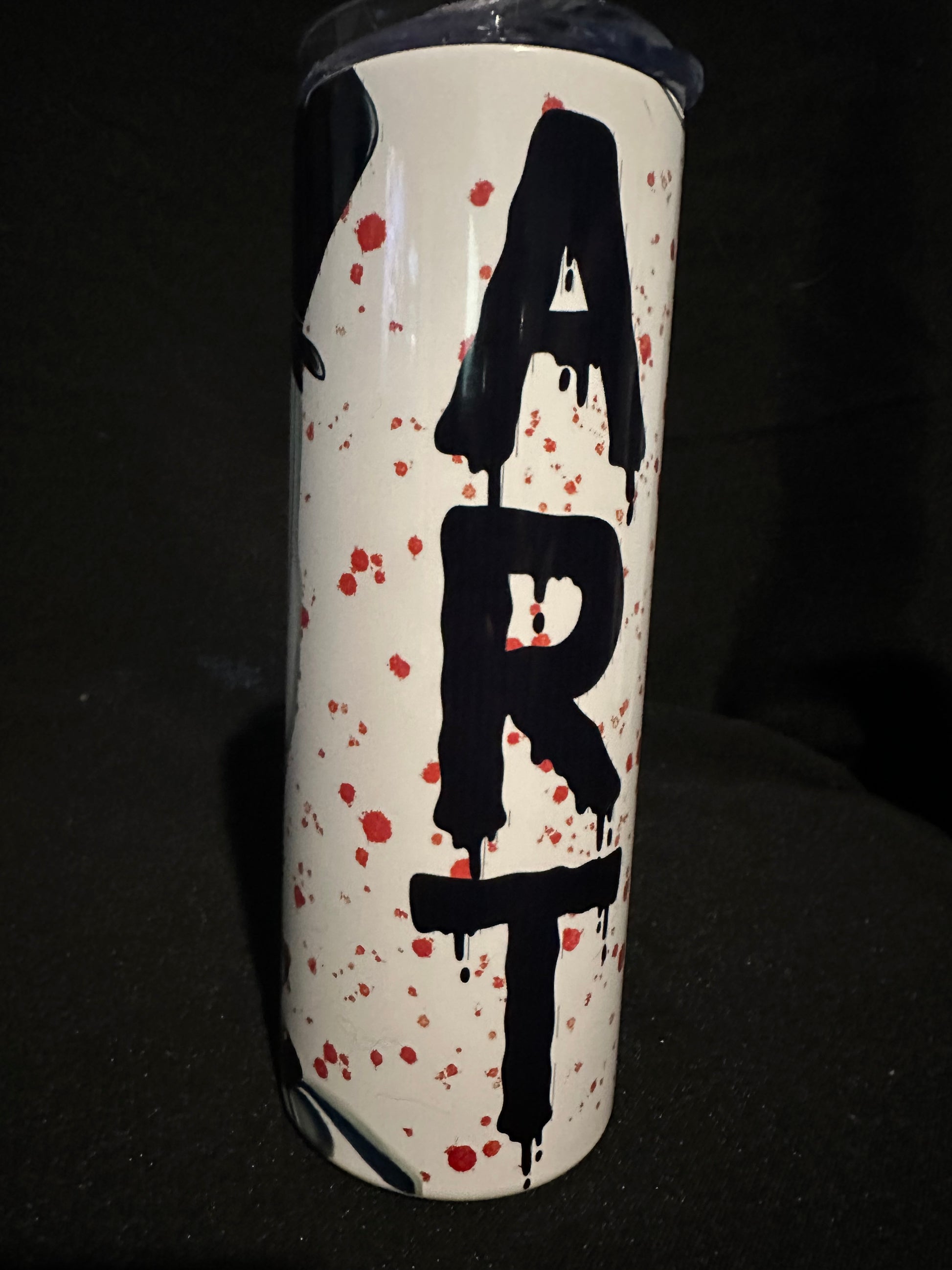 Art the Clown Inspired 20oz Metal Tumbler – Original Fan Art