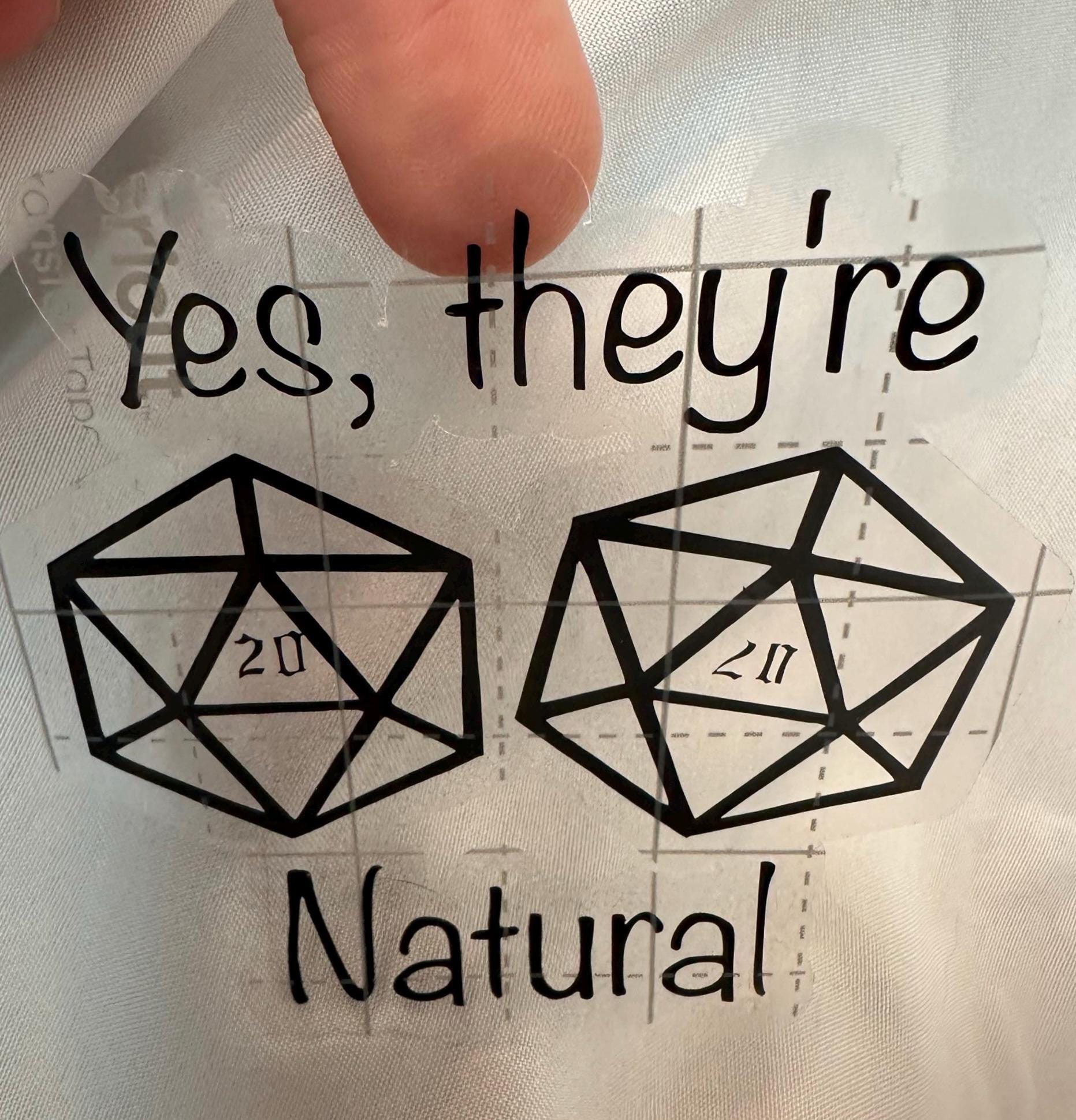 Yes, They're Natural Vinyl