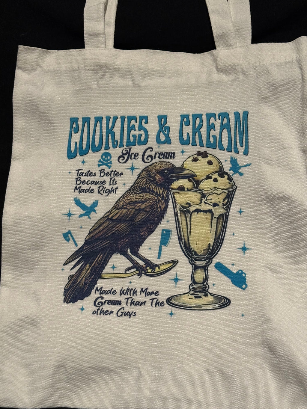 Cookies & Cream - Butcher & Blackbird Inspired Tote Bag