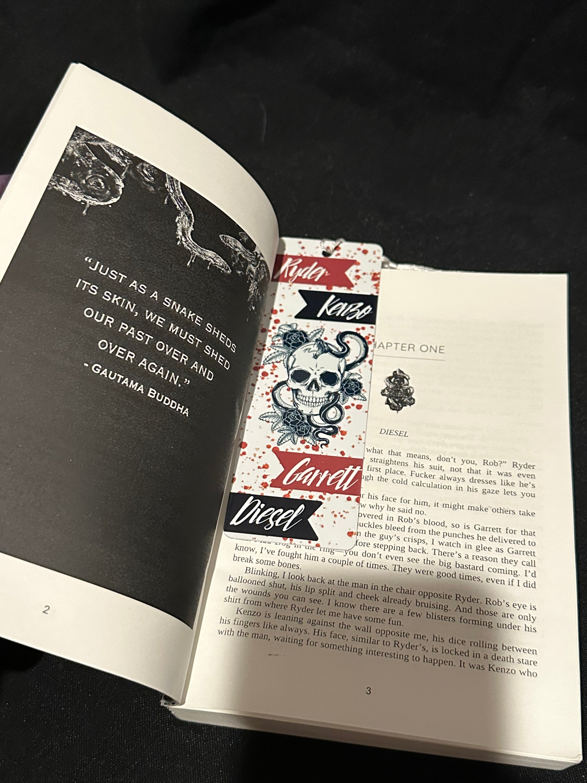 Den of Vipers Metal Bookmark