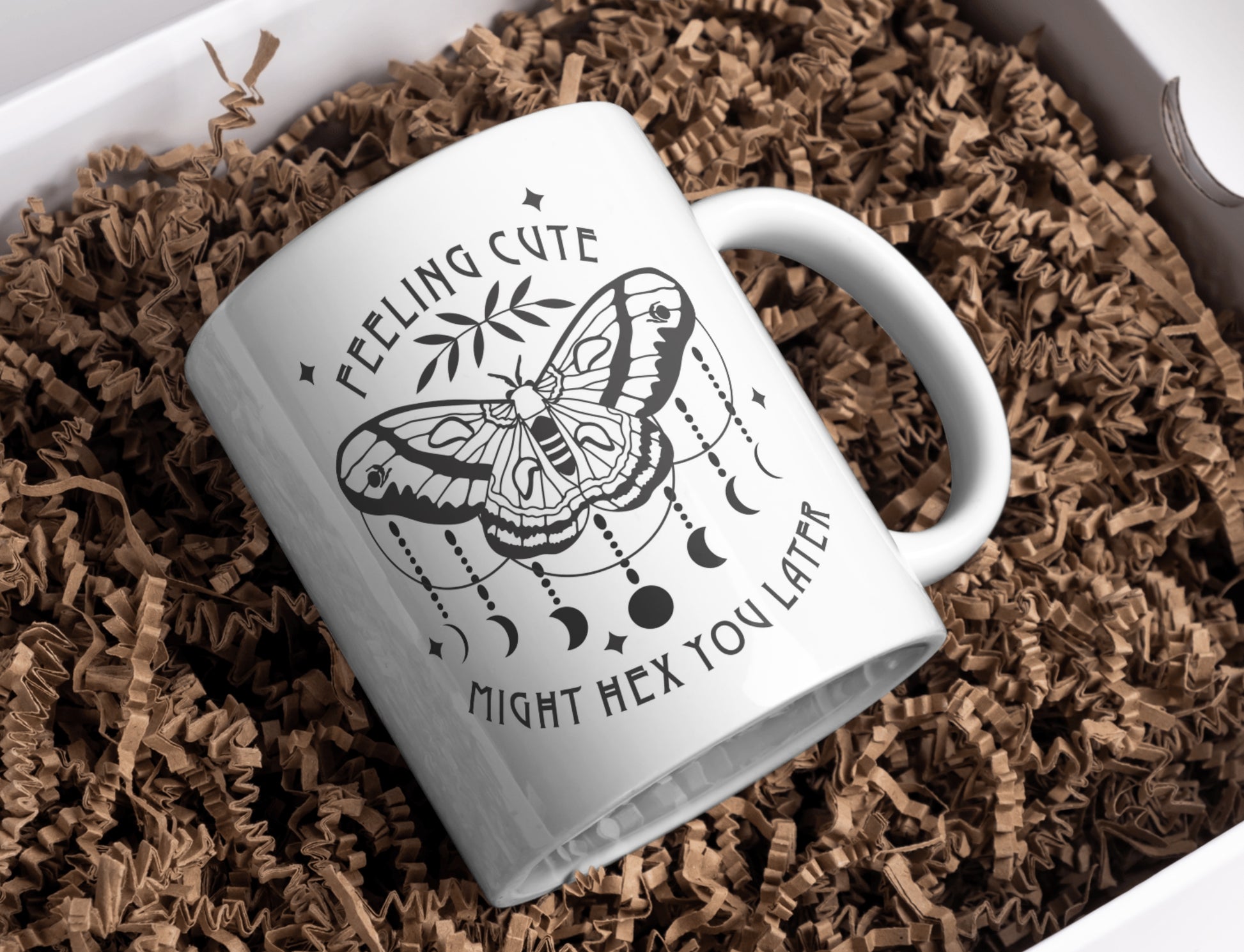 Feelin' Cute, Might Hex You Later Mug