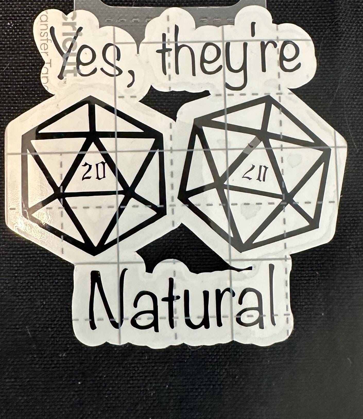 Yes, They're Natural Vinyl