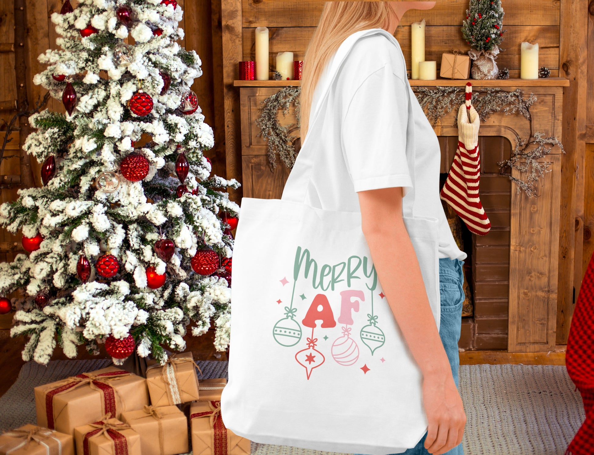 Merry AF Tote Bag