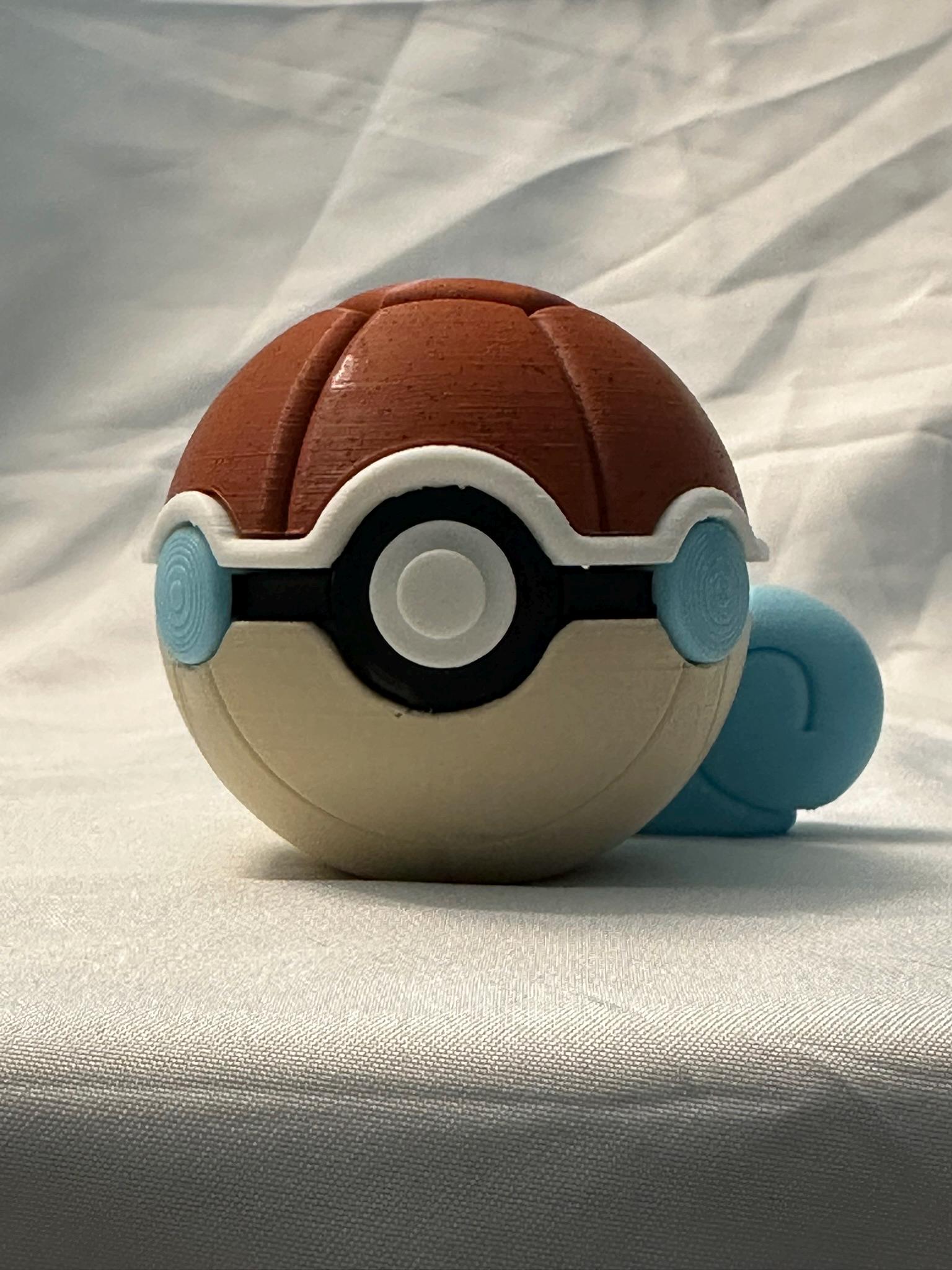 Squirtle Inspired Display Poke ball