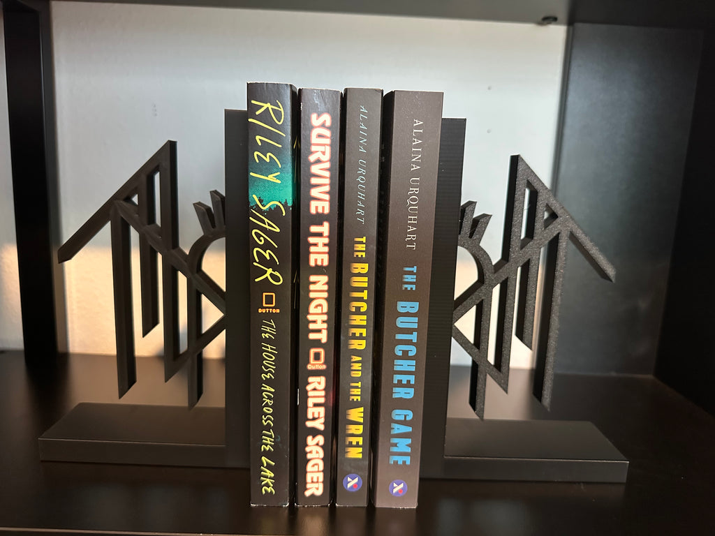 The Offering Bookends | 3D Printed Gothic Bookshelf Decor