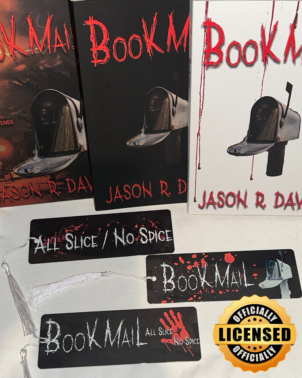 Bookmail and Jason Davis Inspired Bookmarks - Officially Licensed