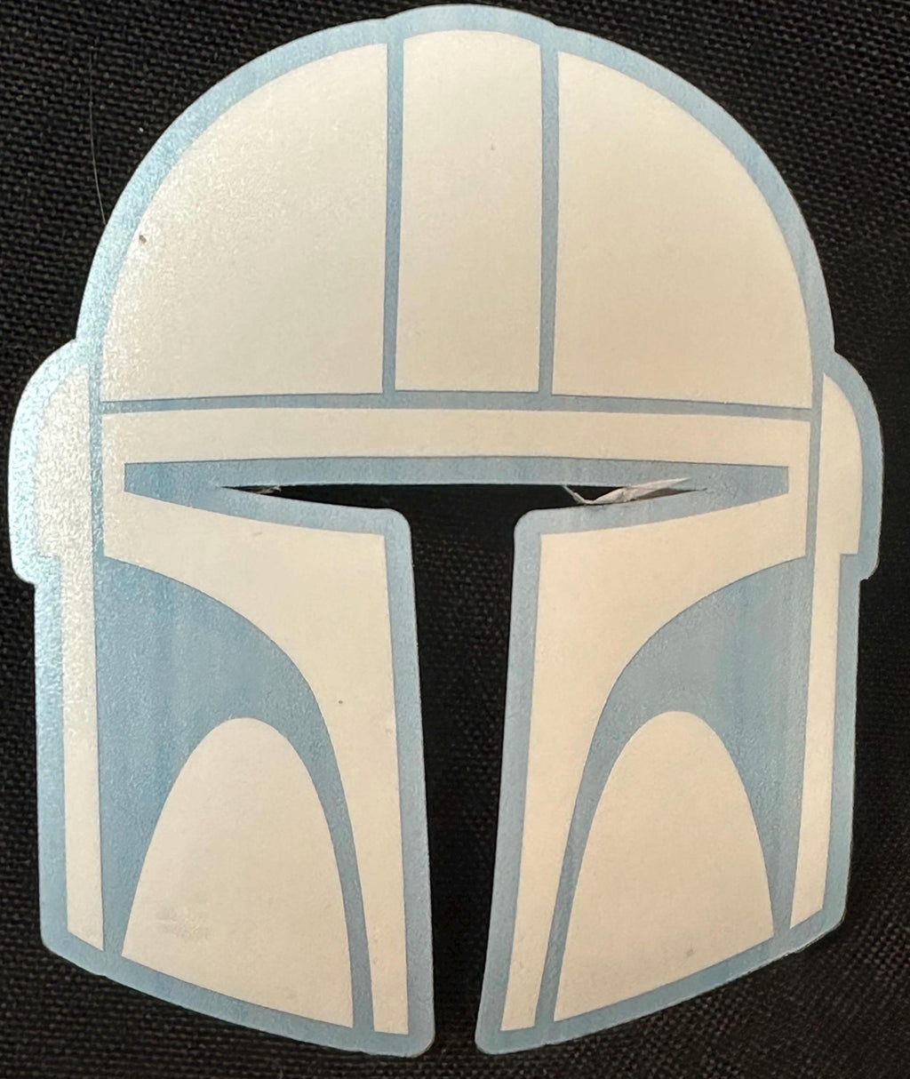 Mando Helmet Silhouette Vinyl