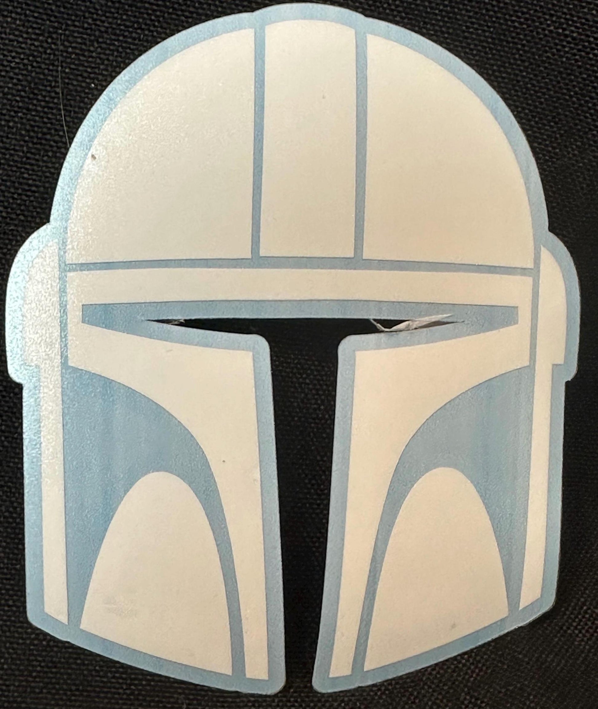 Mando Helmet Silhouette Vinyl