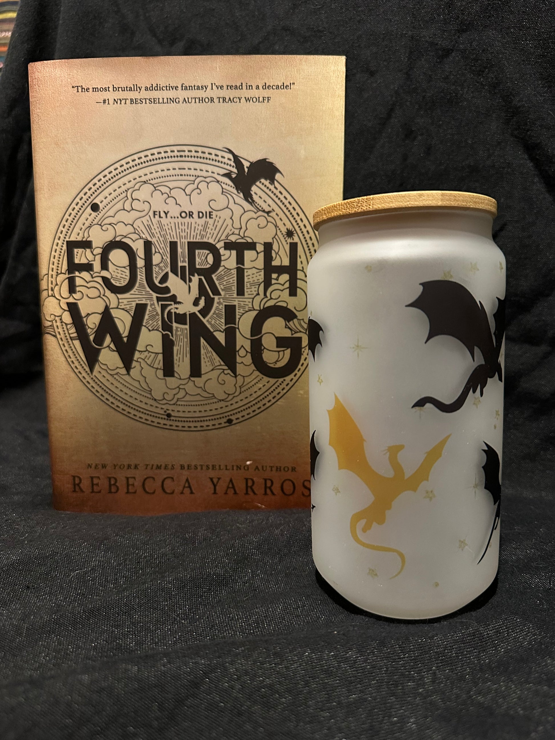 Dragon Rider Glass Tumbler