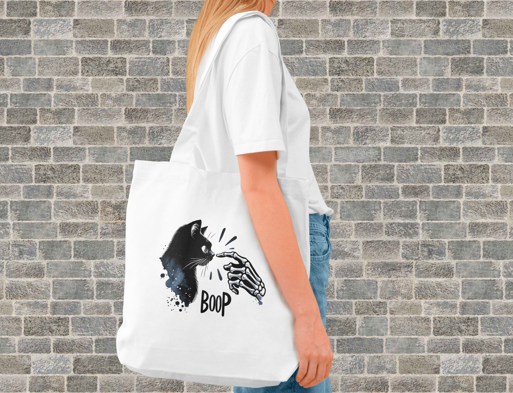 Cat Boop Tote Bag
