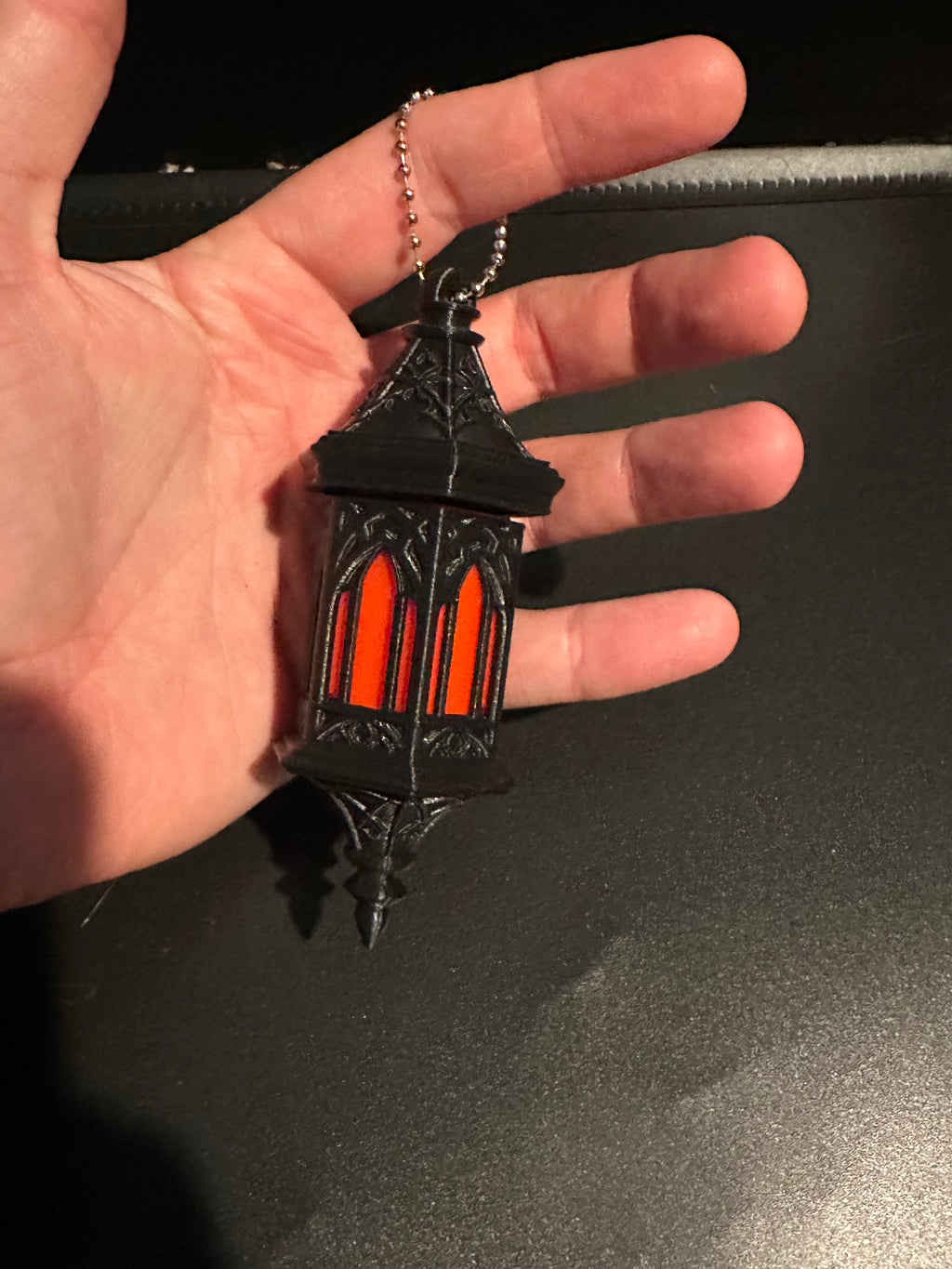 3D Printed Gothic Latern Fidget, Sensory Clicker, Desk Fidget