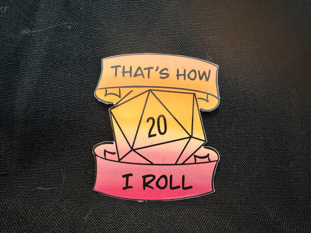 That's How I Roll Pride Stickers
