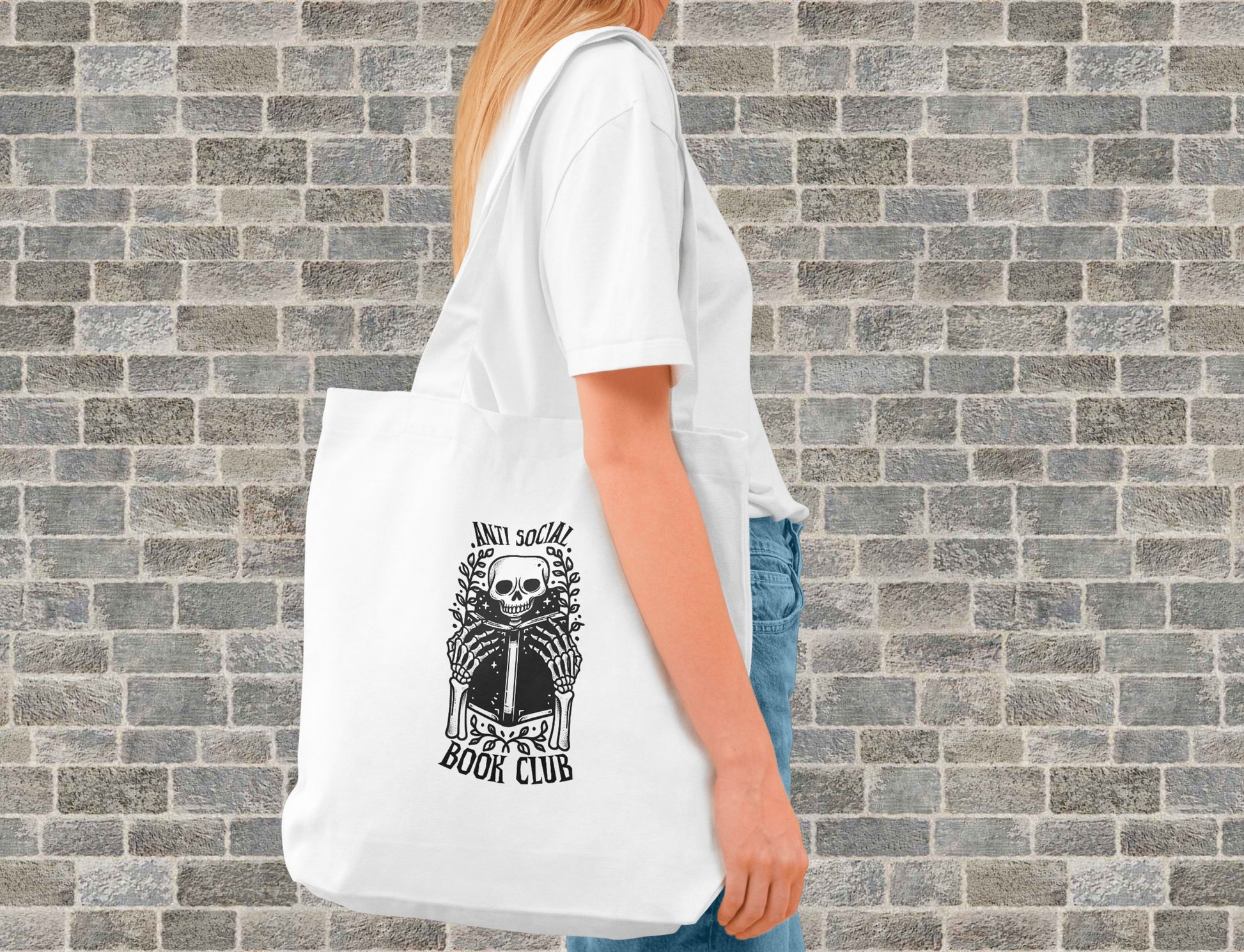 Anti Social Book Club Tote Bag