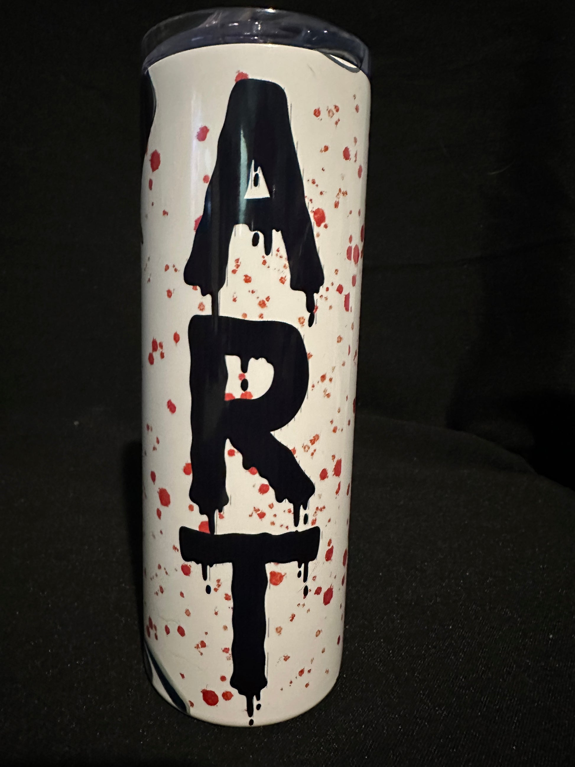 Art the Clown Inspired 20oz Metal Tumbler – Original Fan Art