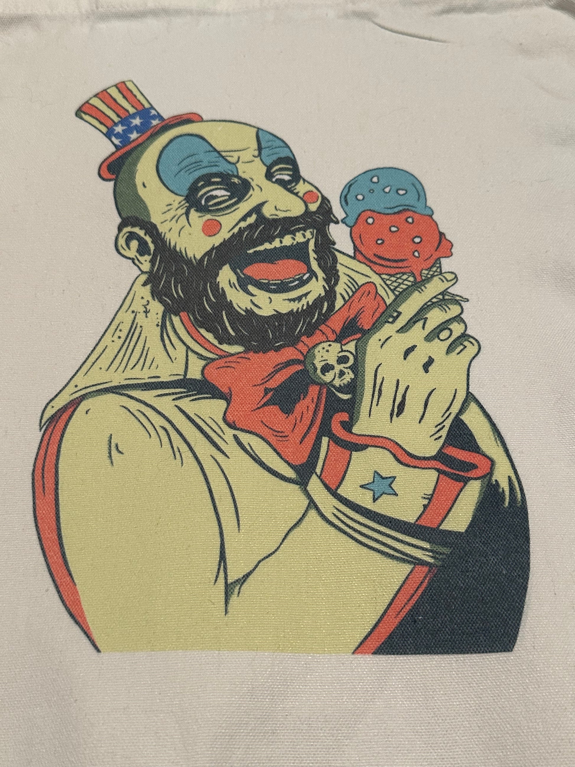 Captain Spaulding Illustrated Tote Bag