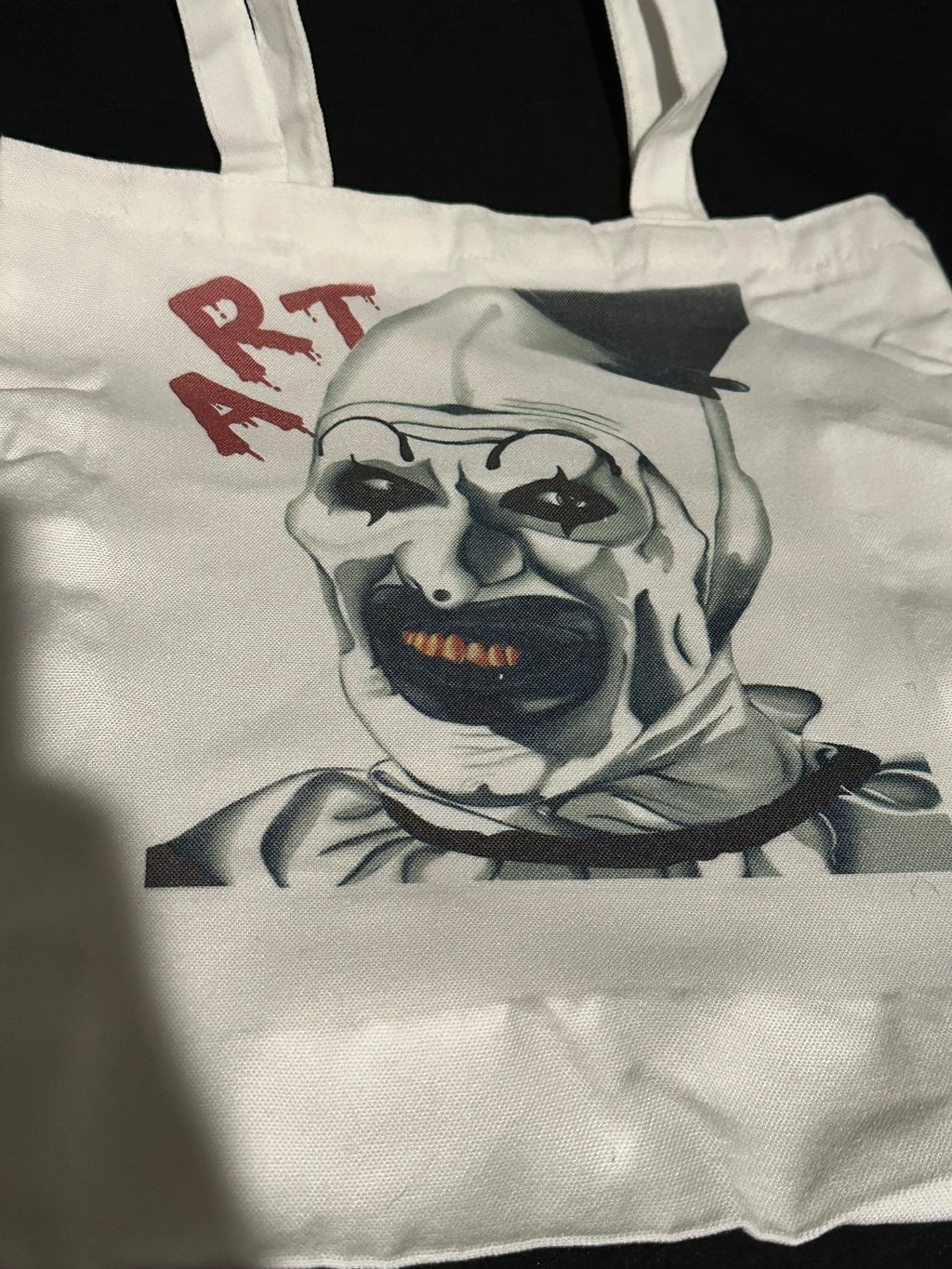 Art the Clown Inspired Tote Bag – Horror Fan Art