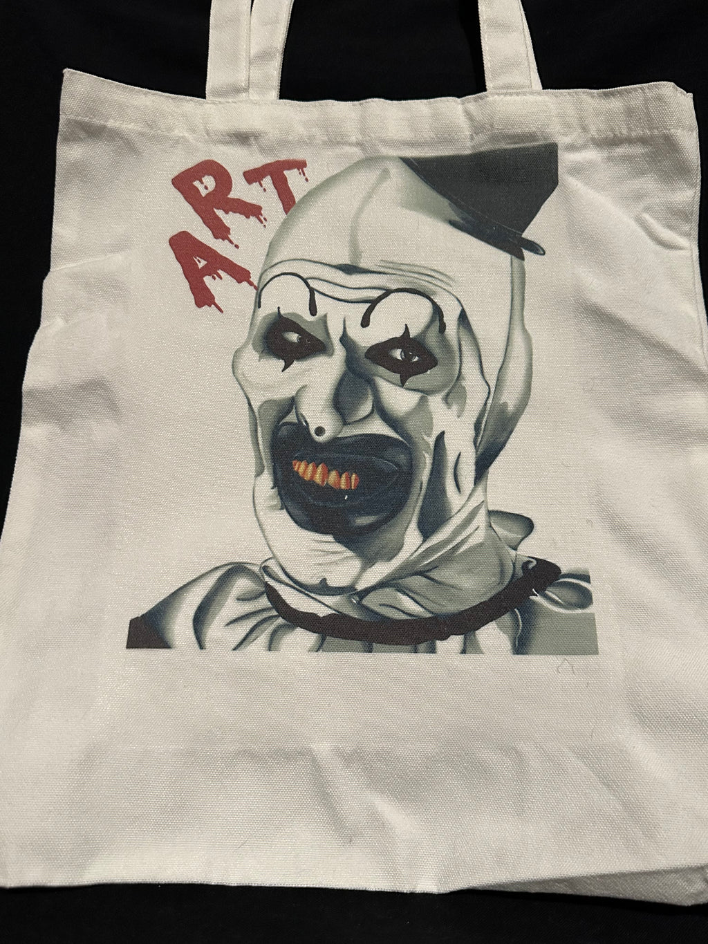 Art the Clown Inspired Tote Bag – Horror Fan Art