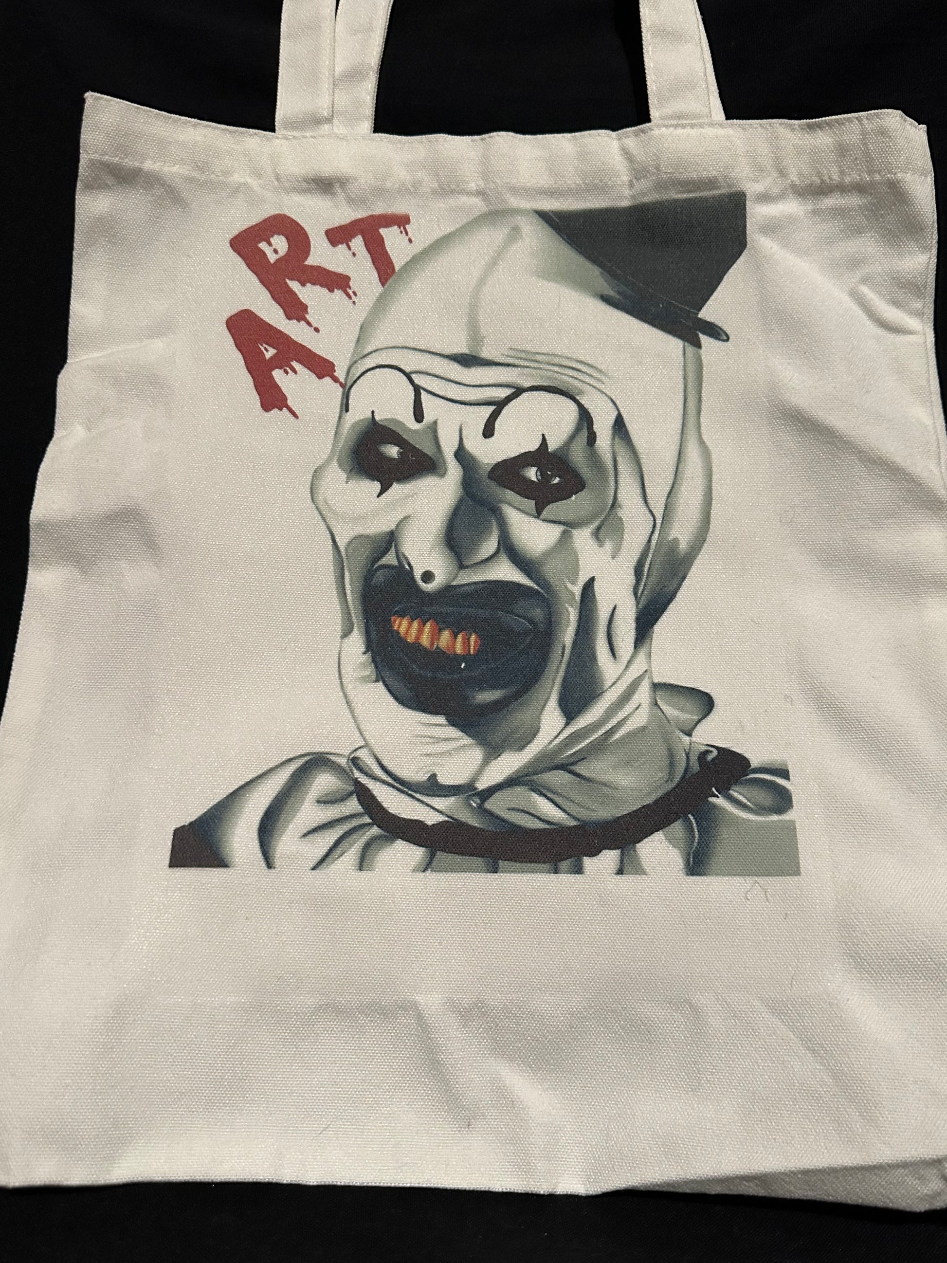 Art the Clown Inspired Tote Bag – Horror Fan Art