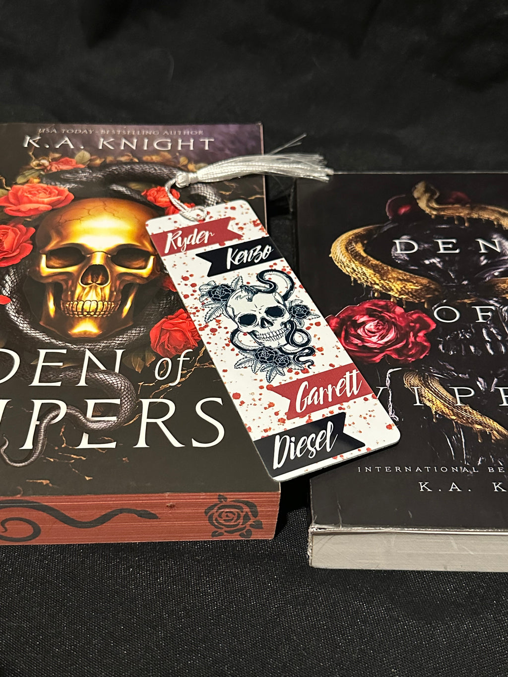 Den of Vipers Metal Bookmark