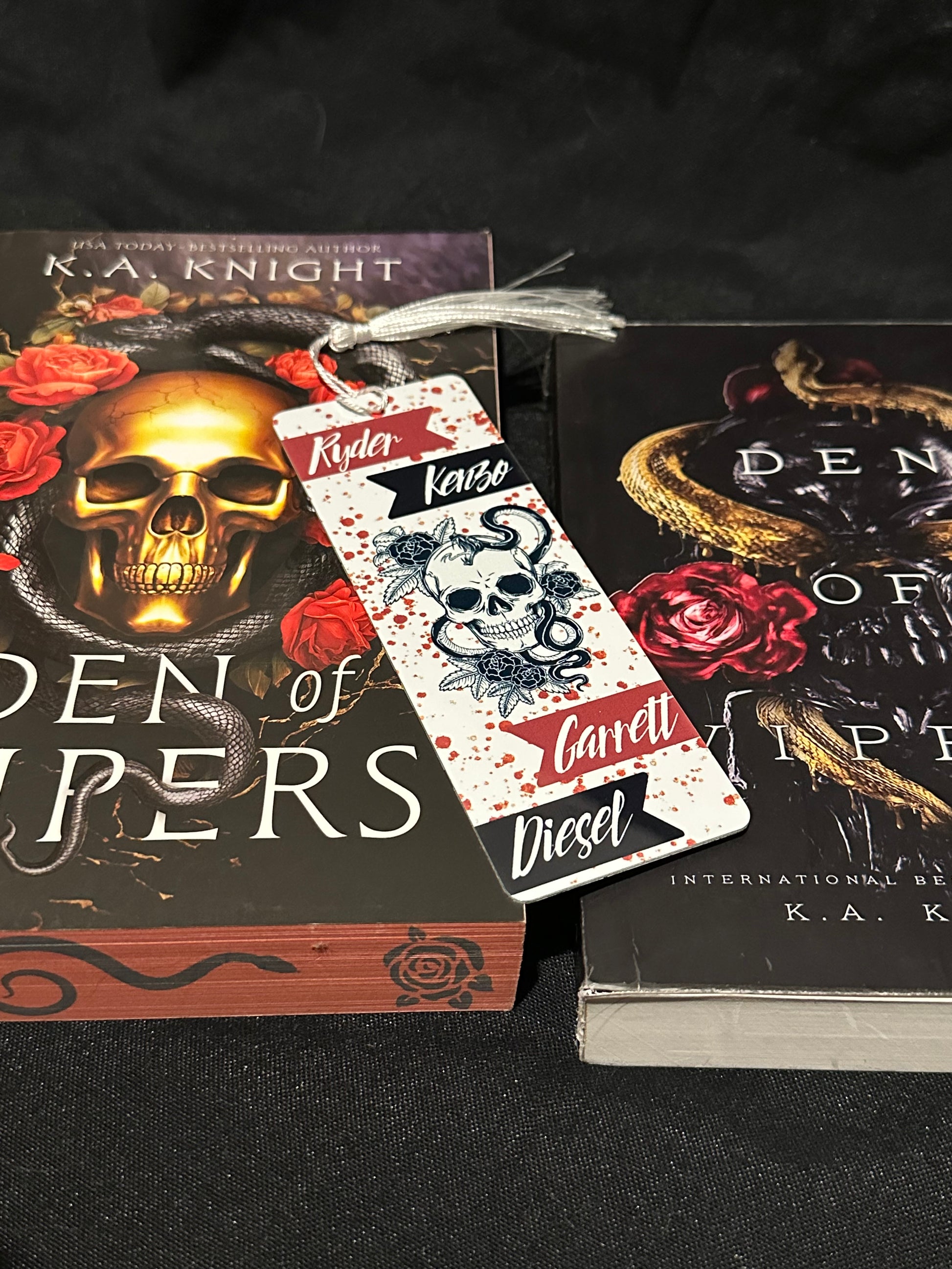 Den of Vipers Metal Bookmark