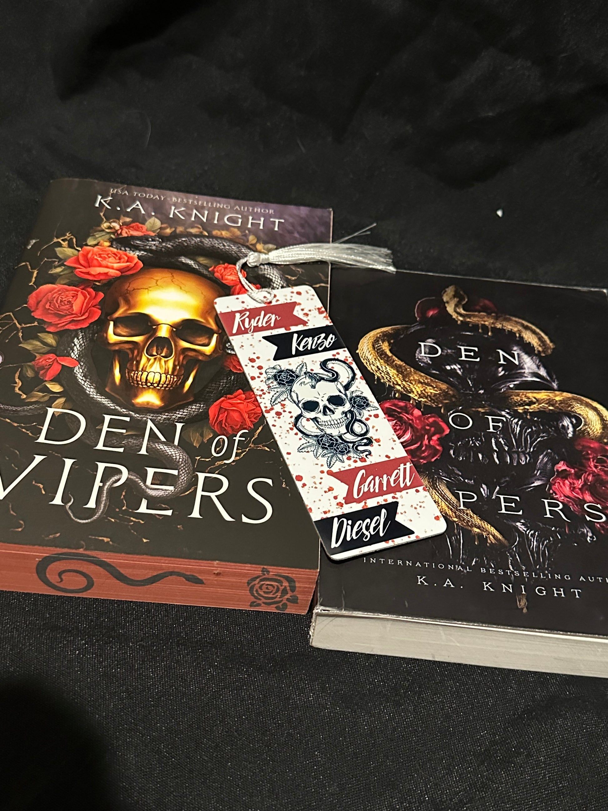 Den of Vipers Metal Bookmark