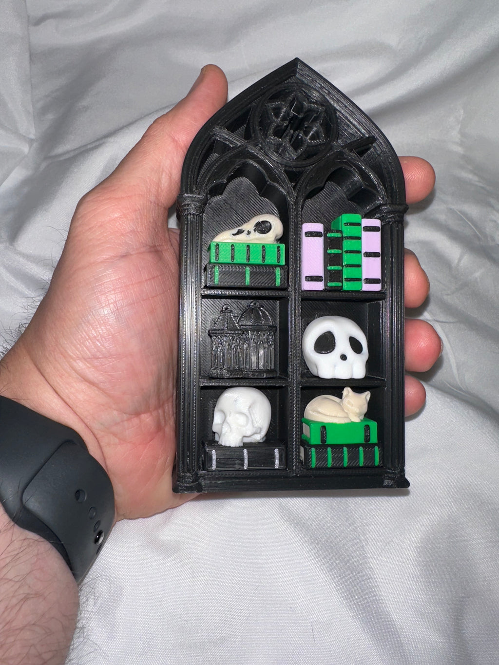 Custom 6 Clicker Gothic Archway Fidget – 3D Printed Sensory Desk Toy (Copy)