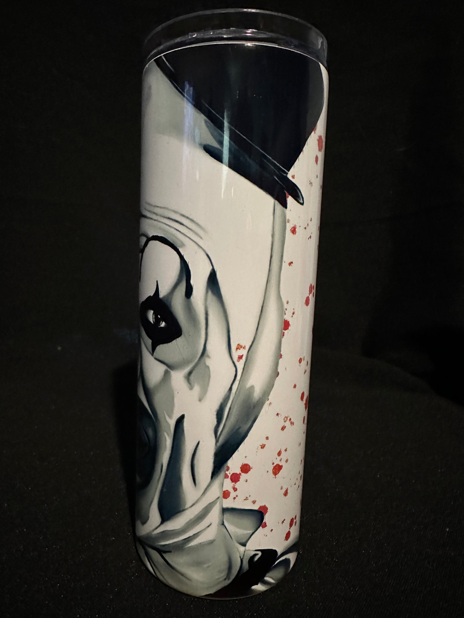 Art the Clown Inspired 20oz Metal Tumbler – Original Fan Art
