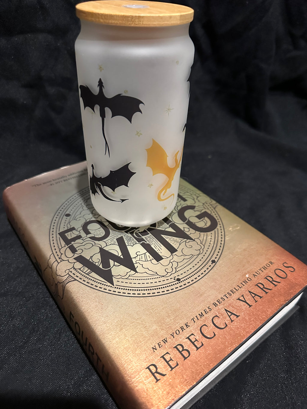 Dragon Rider Glass Tumbler