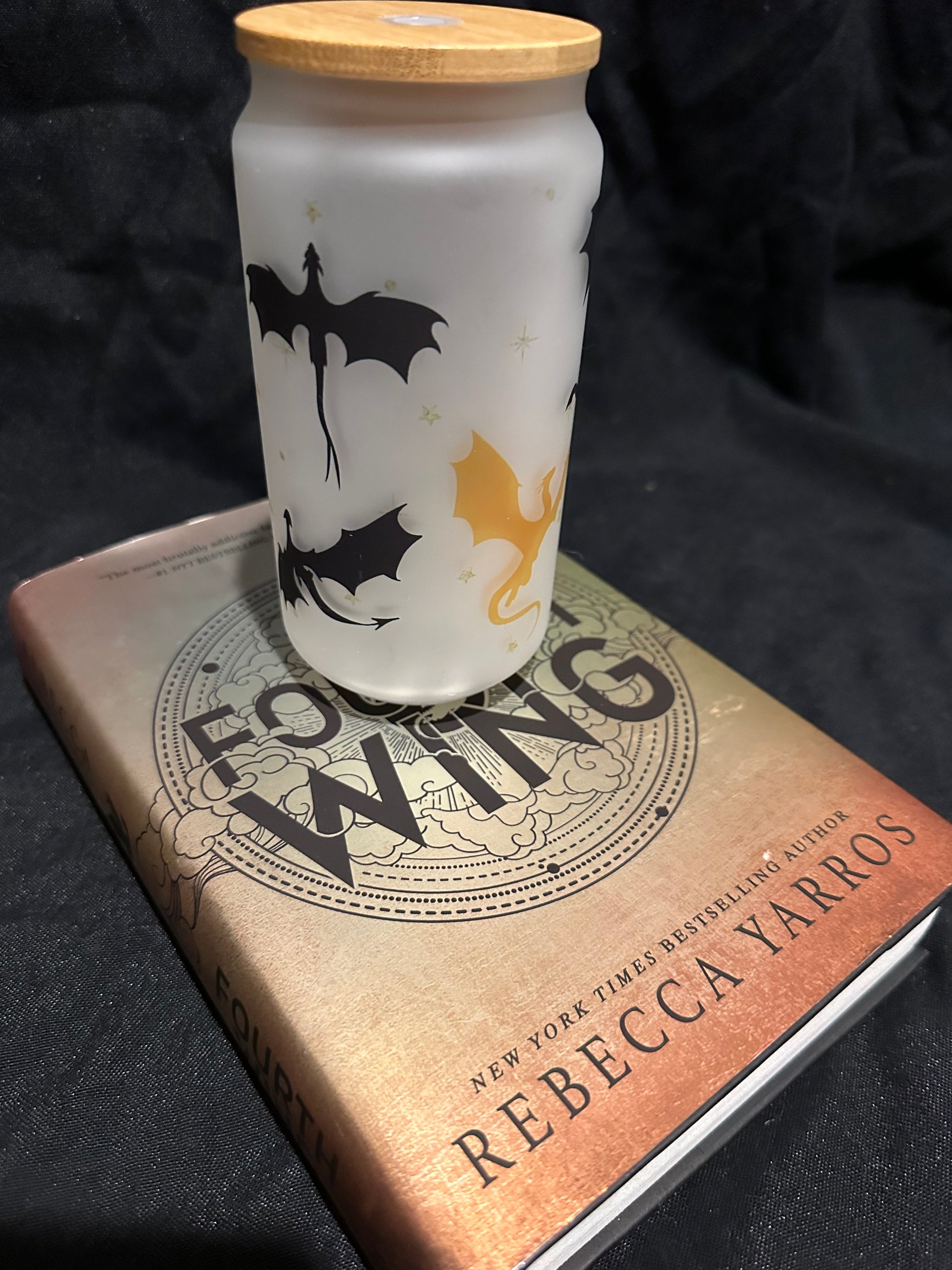 Dragon Rider Glass Tumbler