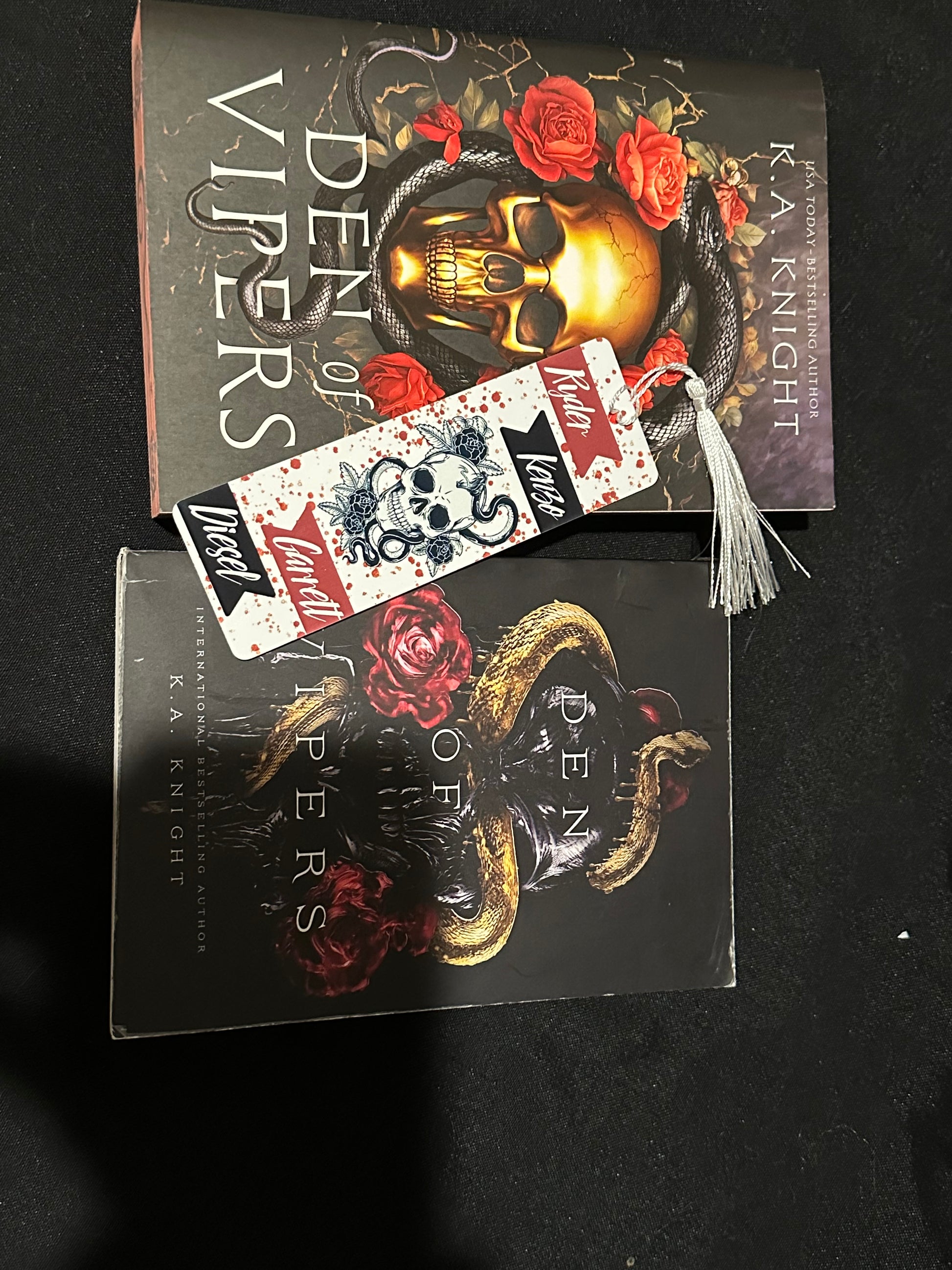 Den of Vipers Metal Bookmark