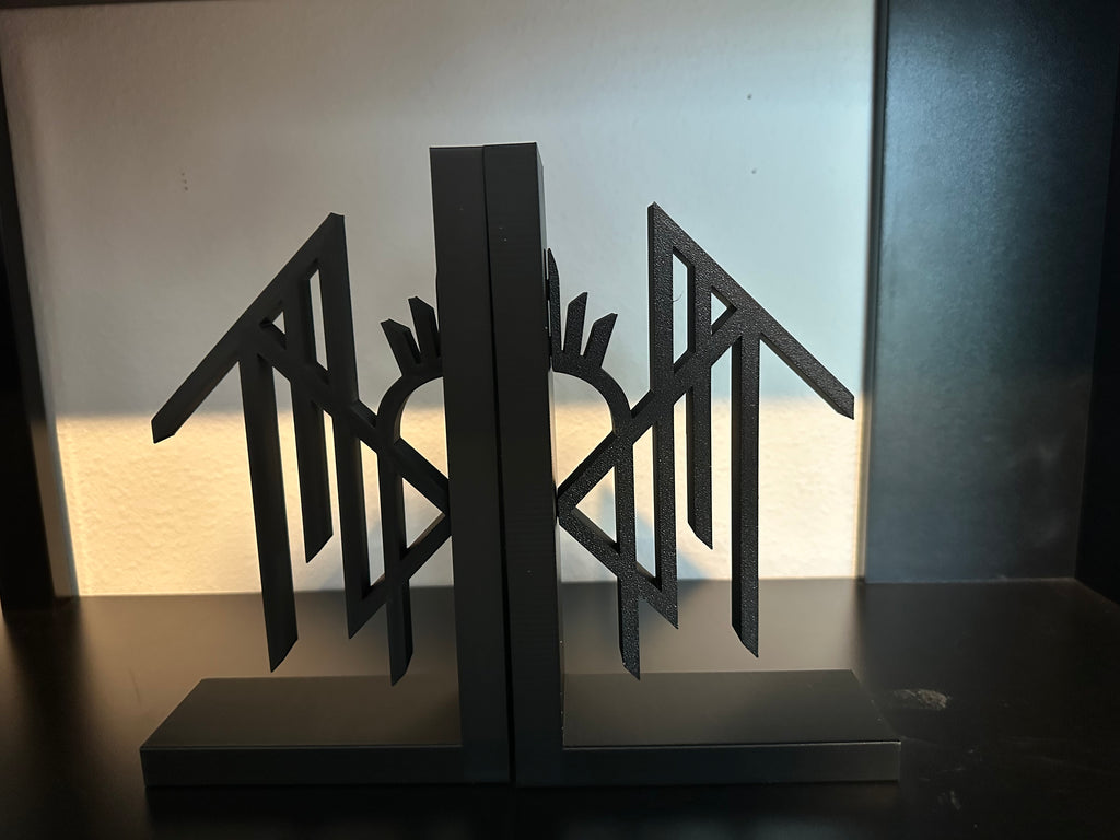 The Offering Bookends | 3D Printed Gothic Bookshelf Decor
