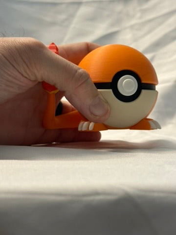 Charmander Inspired Display Poke ball