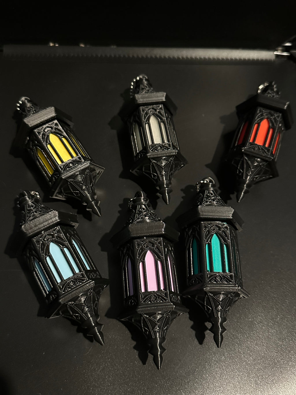 3D Printed Gothic Latern Fidget, Sensory Clicker, Desk Fidget