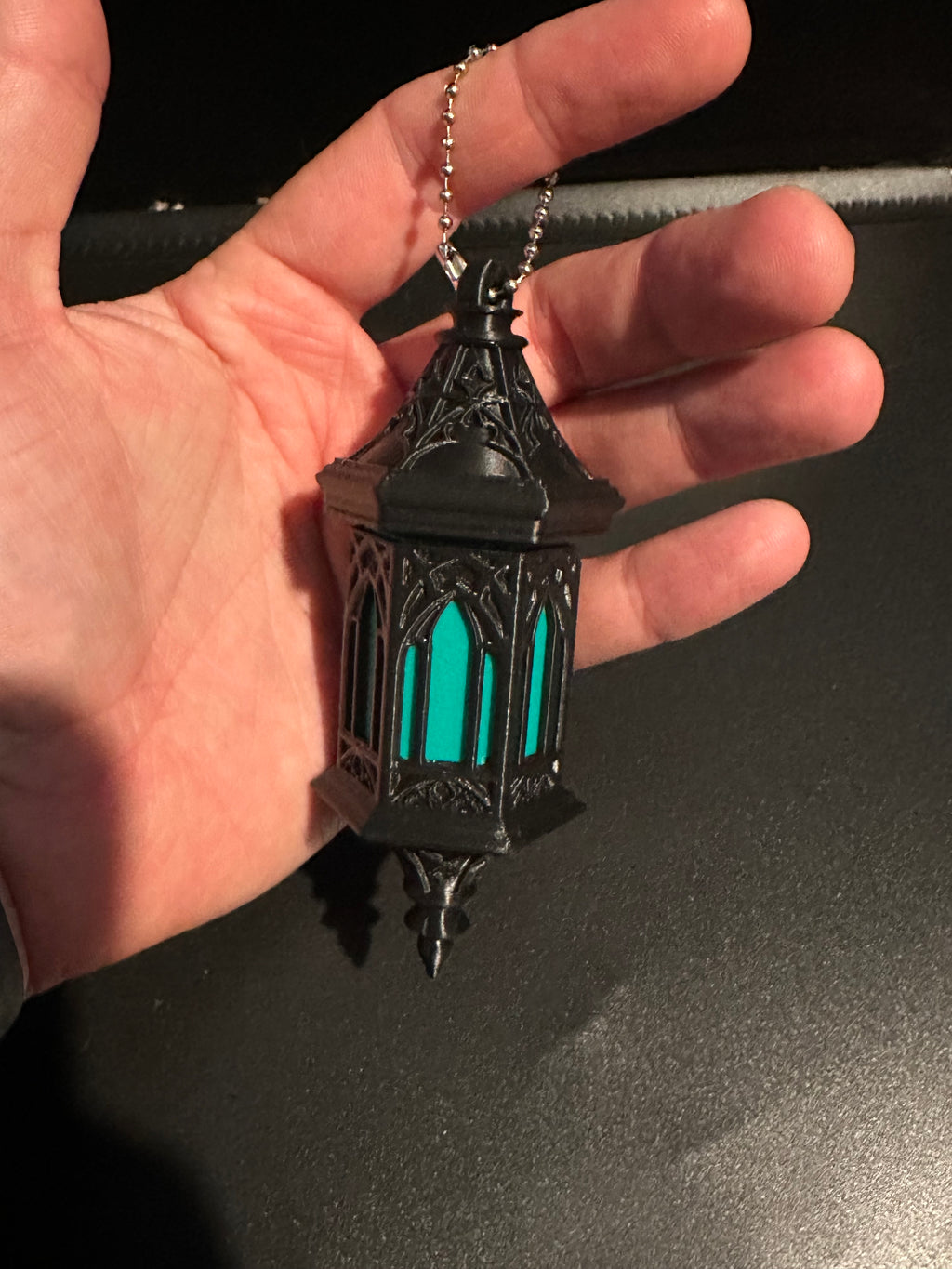 3D Printed Gothic Latern Fidget, Sensory Clicker, Desk Fidget