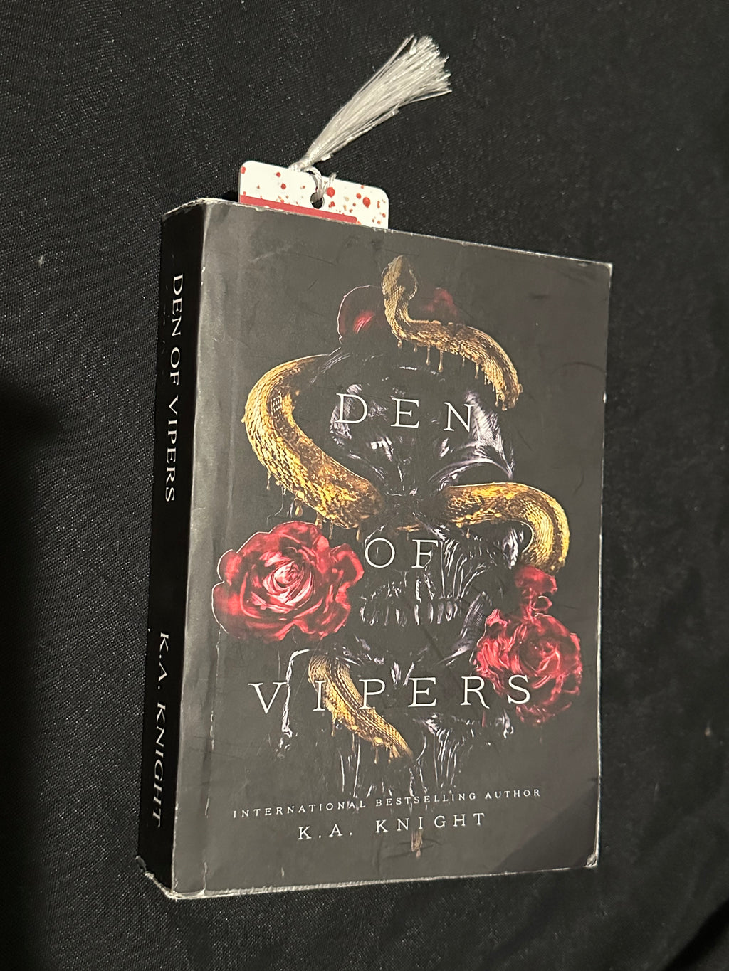 Den of Vipers Metal Bookmark