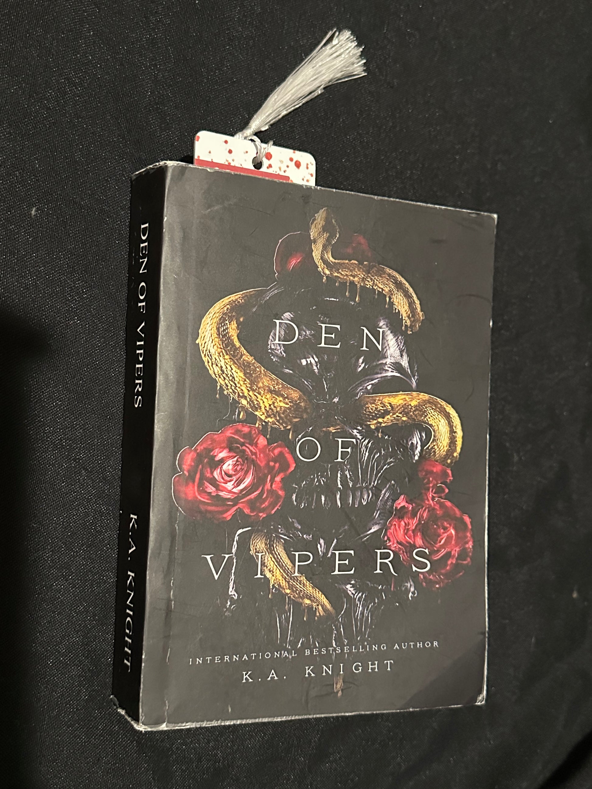 Den of Vipers Metal Bookmark