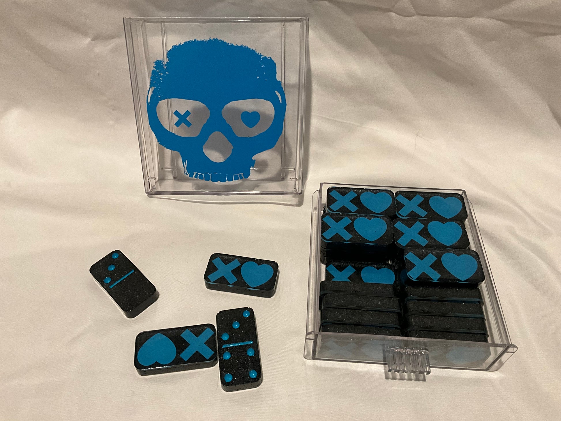 Lights Out Inspired Resin Domino Set