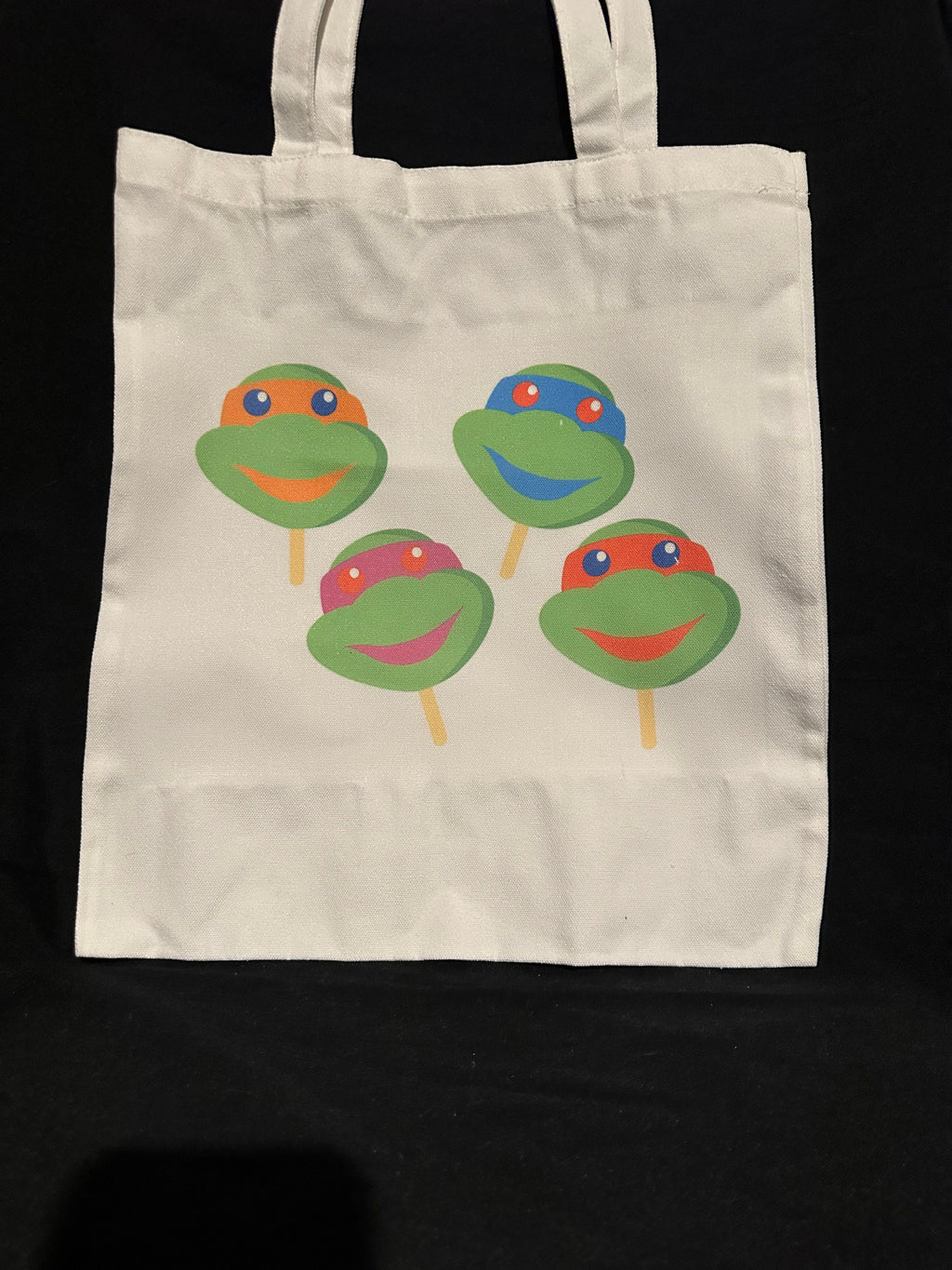 Retro Turtle Popsicle Tote Bag – 90s Cartoon Fan Art